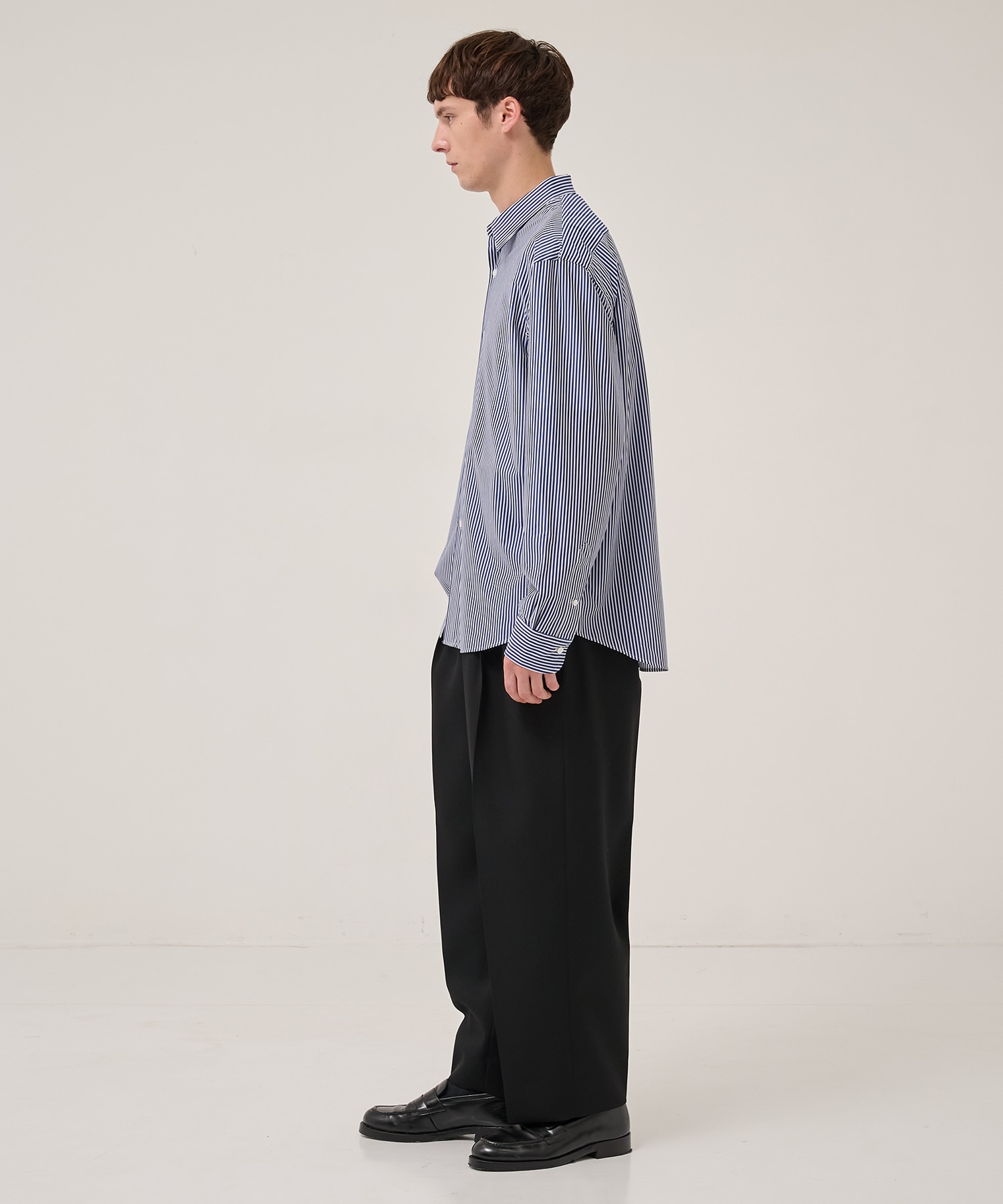 別注 46G Modest Stripe Shirt KANEMASA PHIL.