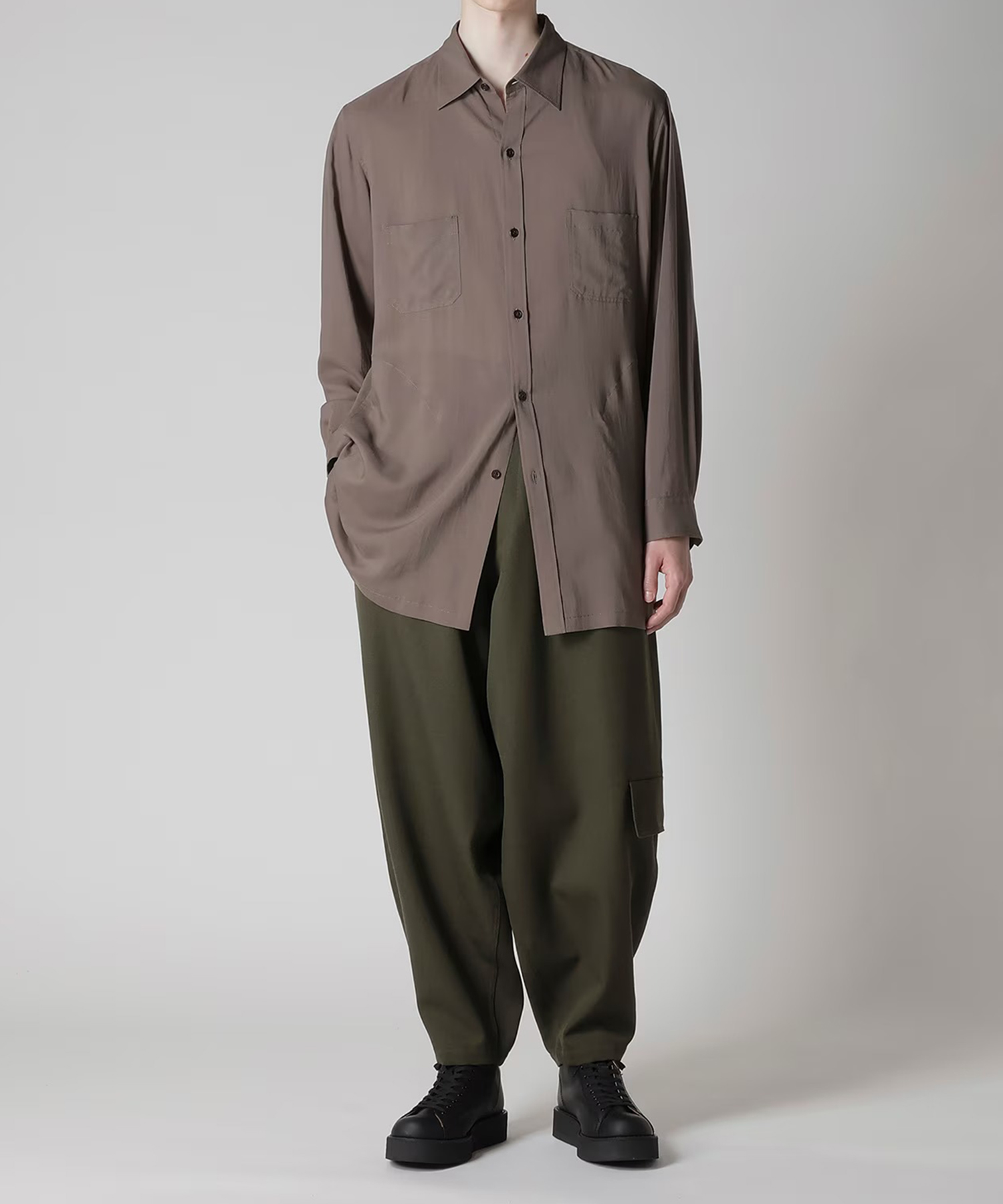 後開き袖ギャザーB Yohji Yamamoto