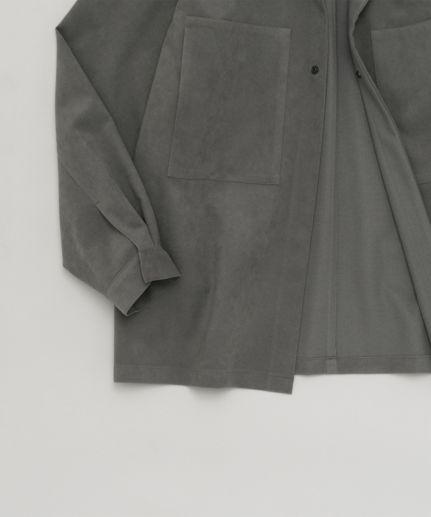 Synthetic leather over shirt STILL BY HAND