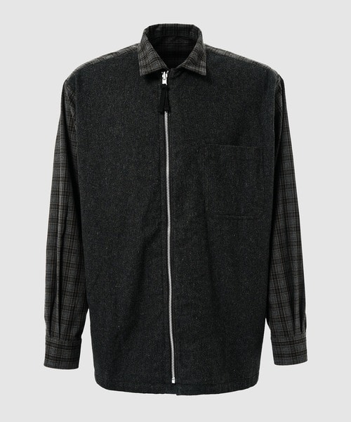 HP-B022-051 L/S BACK CHECK SHIRT COMME des GARCONS HOMME