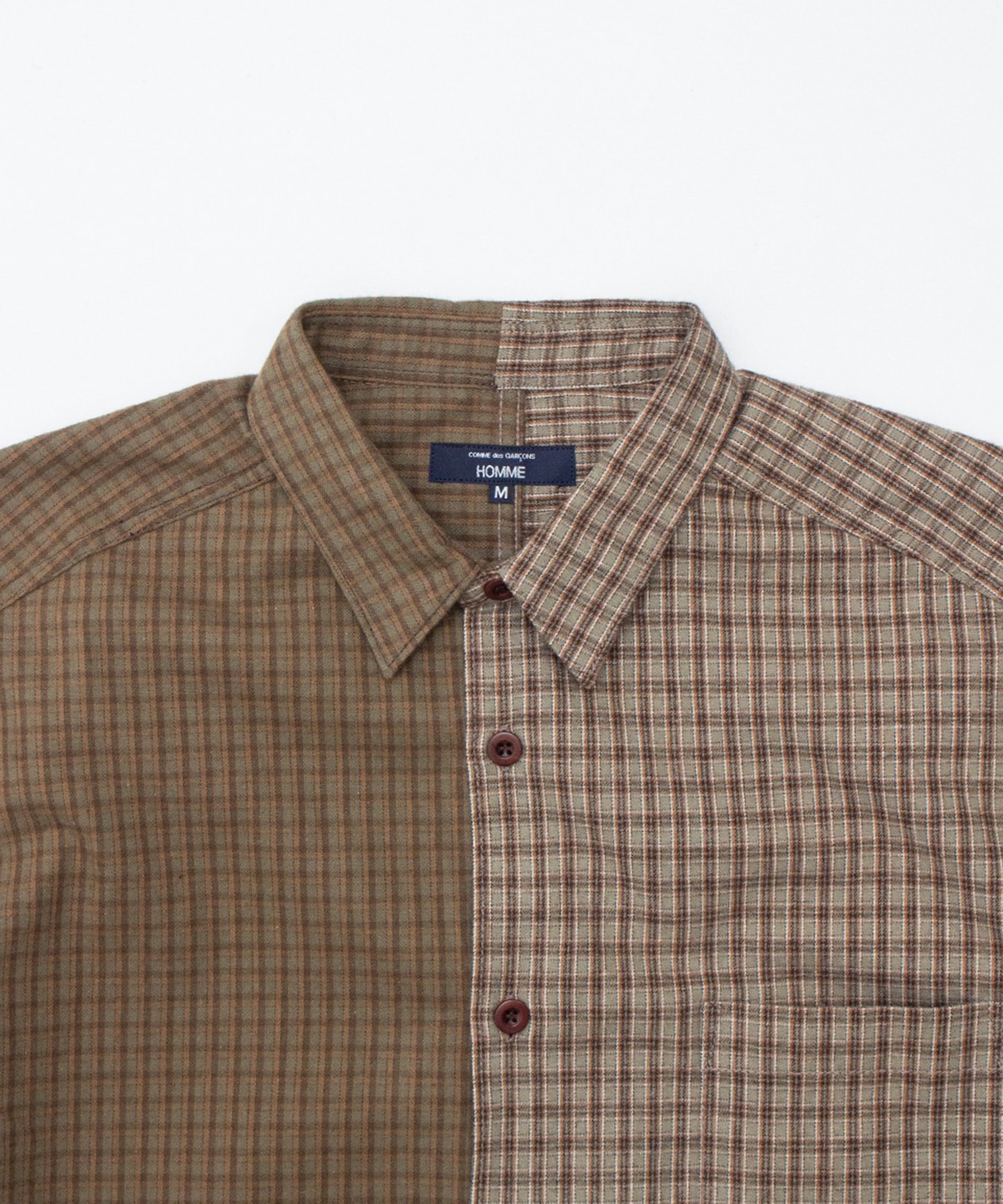 HP-B021-051 L/S CHECK SHIRT COMME des GARCONS HOMME