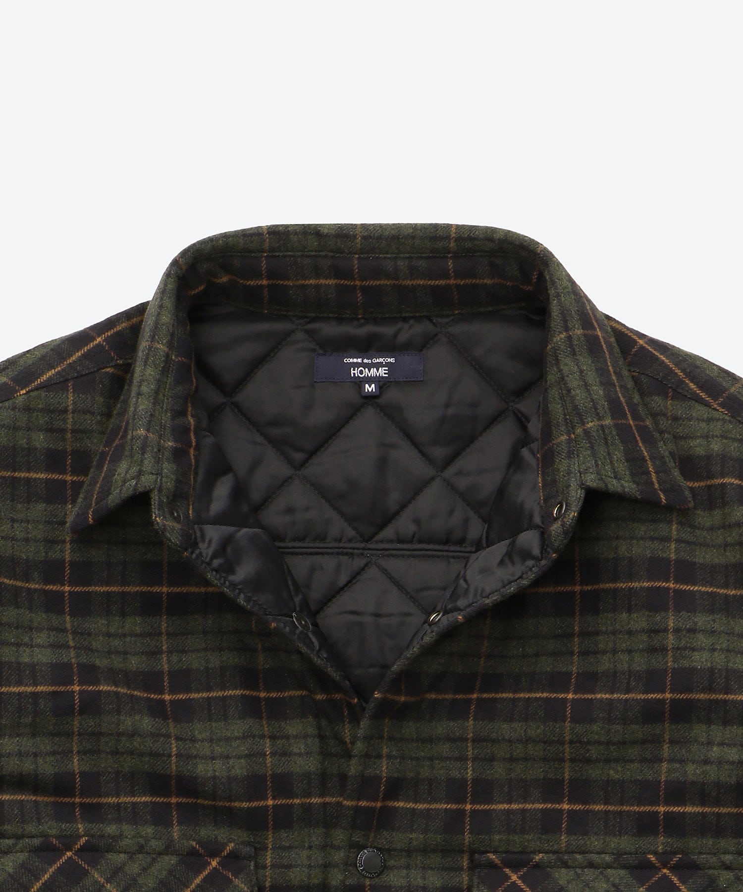 HP-B030-051 COTTON FLANNEL CHECK SHIRT COMME des GARCONS HOMME