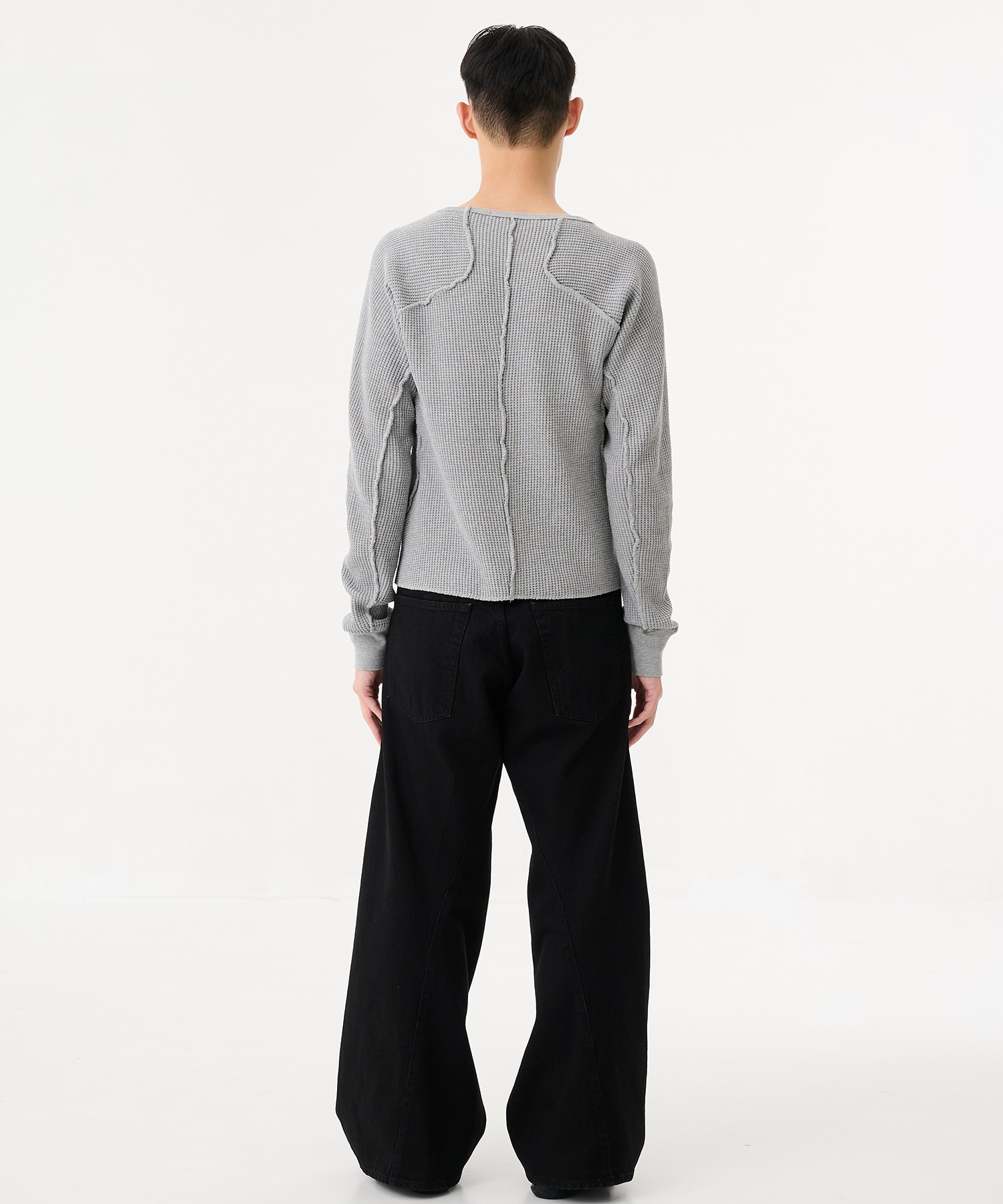 WAFFLE THERMAL LONG SLEEVE T-SHIRT NVRFRGT