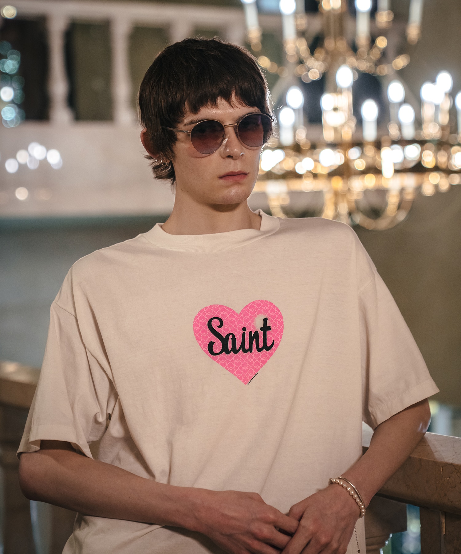 SM-HR1-0000-019/SS TEE/HEART SAINT SAINT M××××××