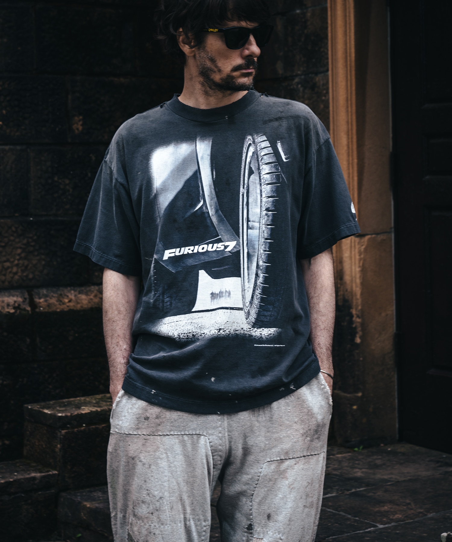 SM-HR1-0000-C74/FF_SS TEE/FURIOUS 7 SAINT M××××××