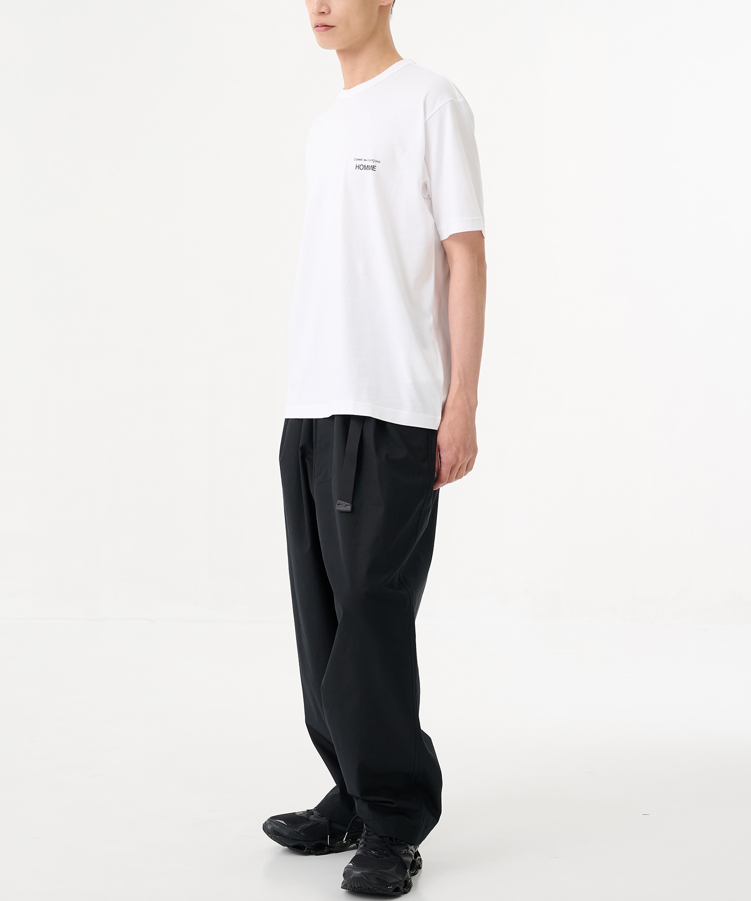 COMME des GARCONS HOMME ロゴプリント 綿天竺 半袖カットソー / HP-T101-051 COMME des GARCONS HOMME