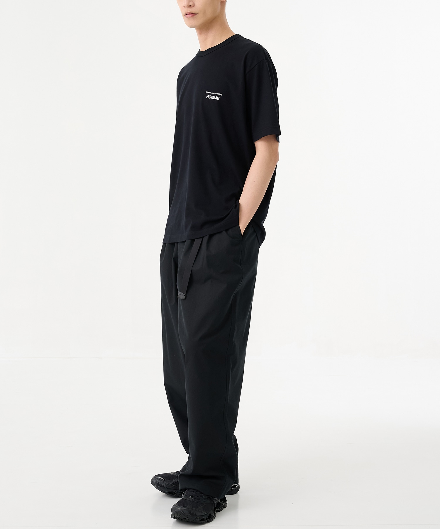 COMME des GARCONS HOMME ロゴプリント 綿天竺 半袖カットソー / HP-T101-051 COMME des GARCONS HOMME