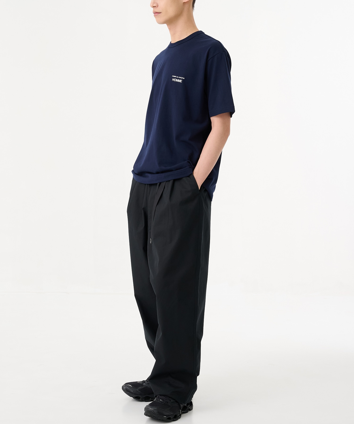COMME des GARCONS HOMME ロゴプリント 綿天竺 半袖カットソー / HP-T101-051 COMME des GARCONS HOMME