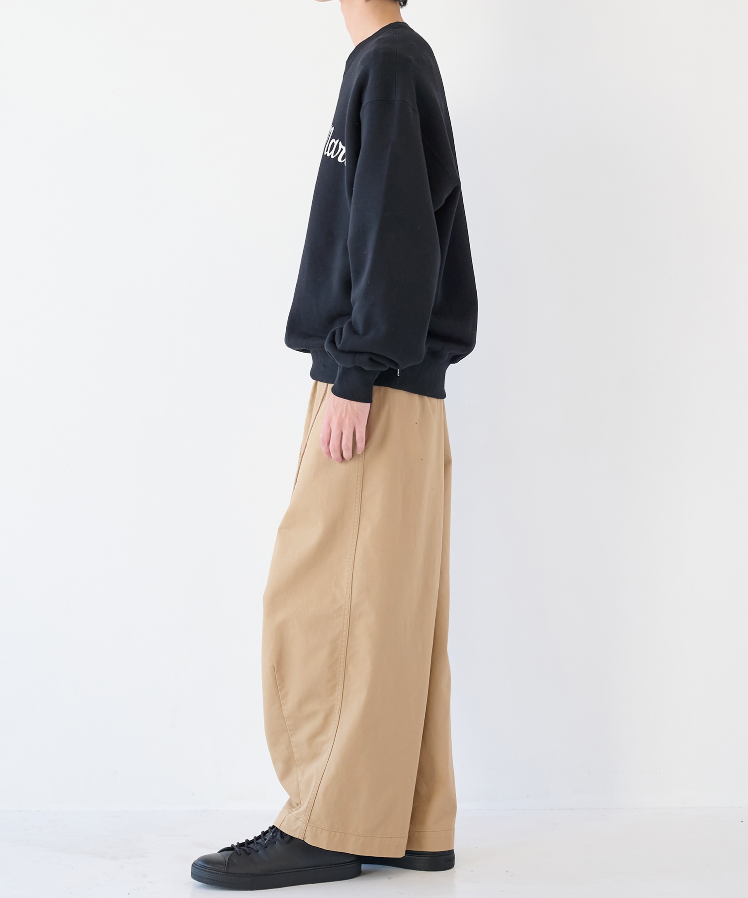 MIDDLE WEIGHT CREW NECK SWEAT SHIRT ( TYPE-1 ) WACKO MARIA