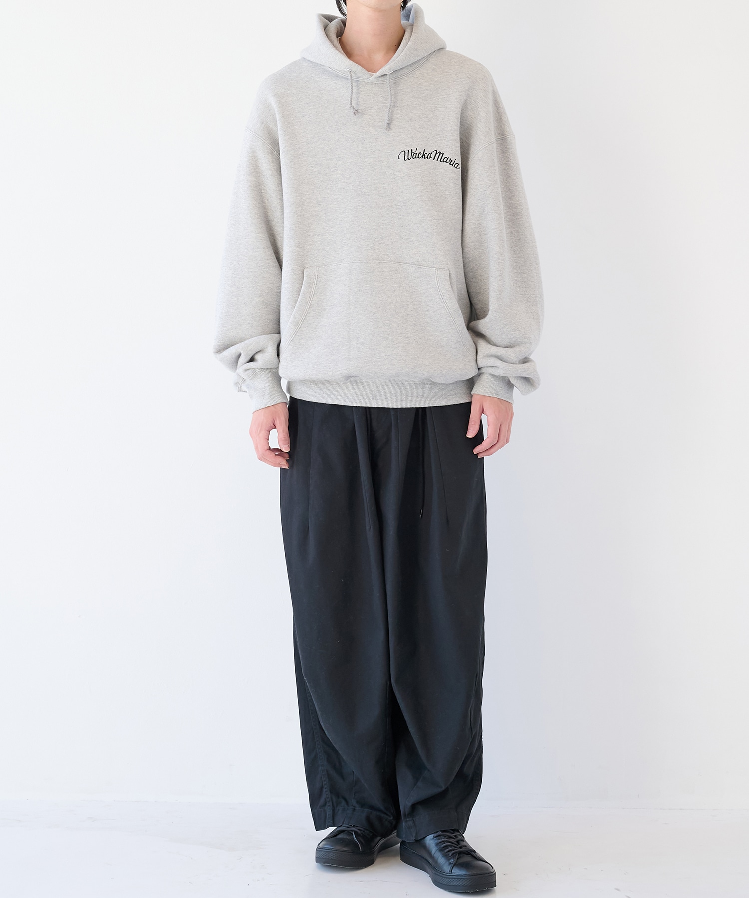 MIDDLE WEIGHT PULLOVER HOODED SWEAT SHIRT ( TYPE-2 ) WACKO MARIA