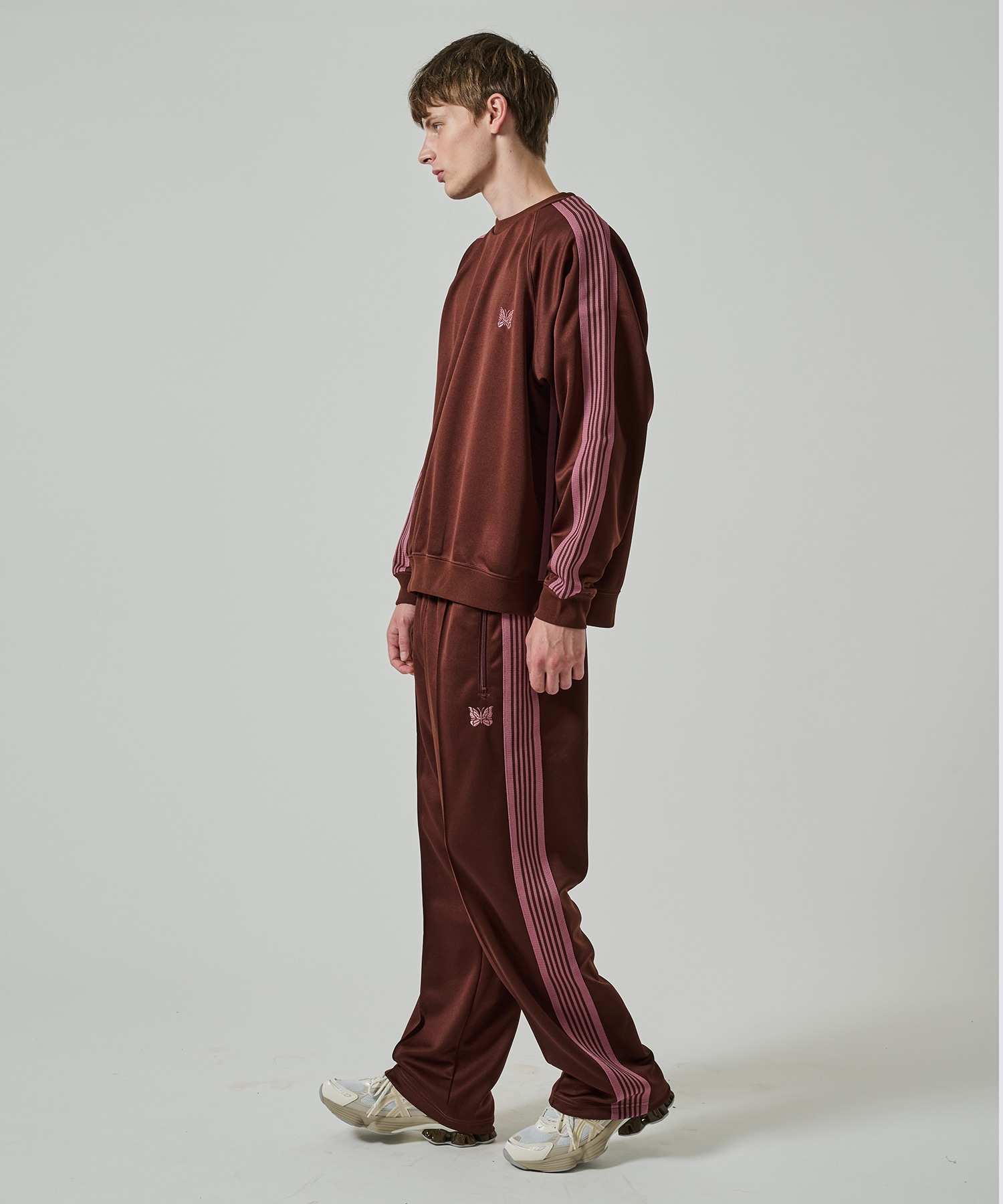 Track Crew Neck Shirt - Poly Smooth NEEDLES