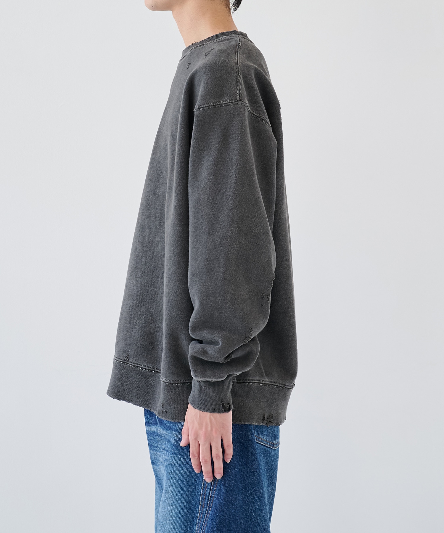 DAMAGE PIGMENT SWEAT CREW JieDa