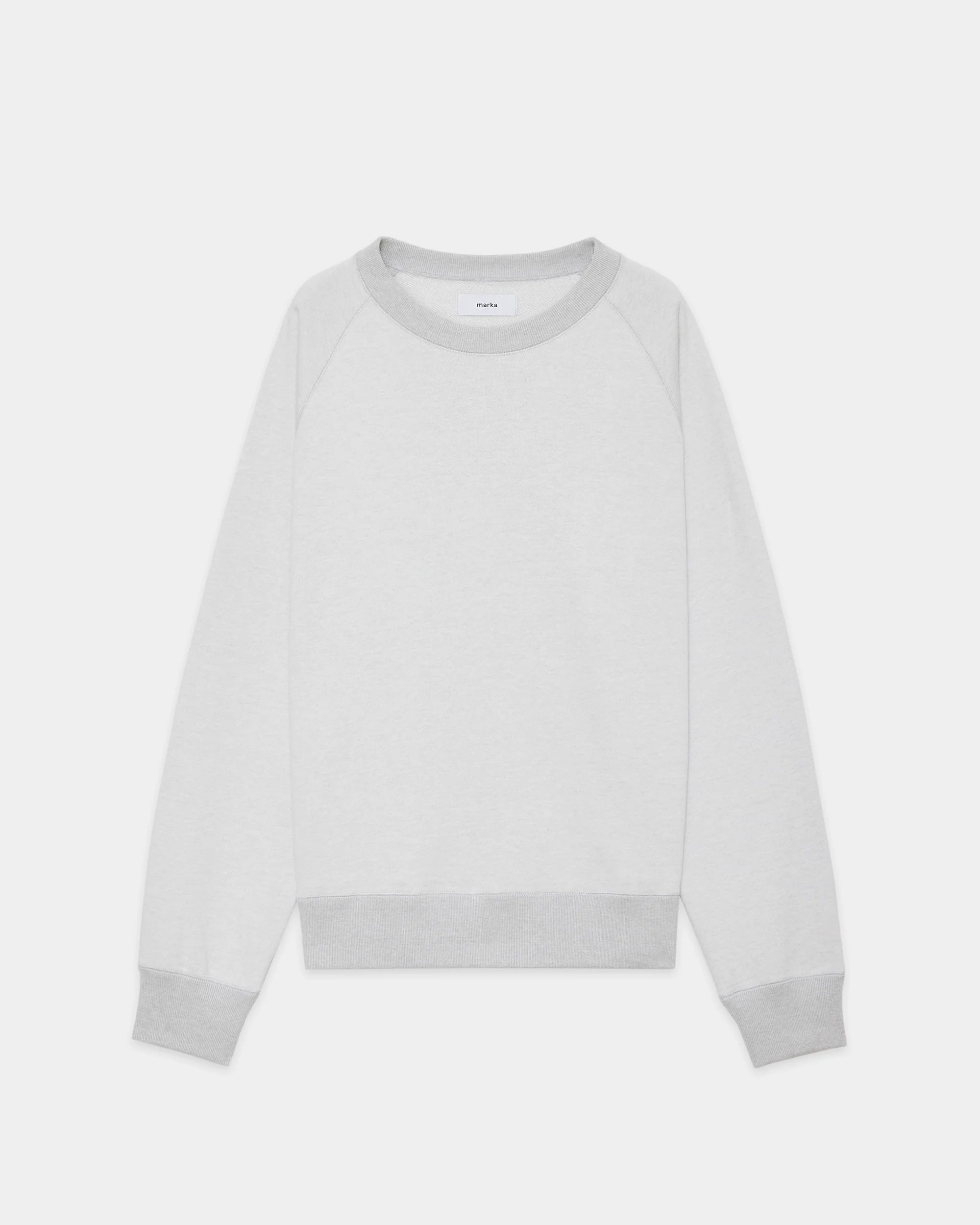リサイクルスビンオーガニックコットン裏毛 / ラグランクルーネック MARKAWARE/marka