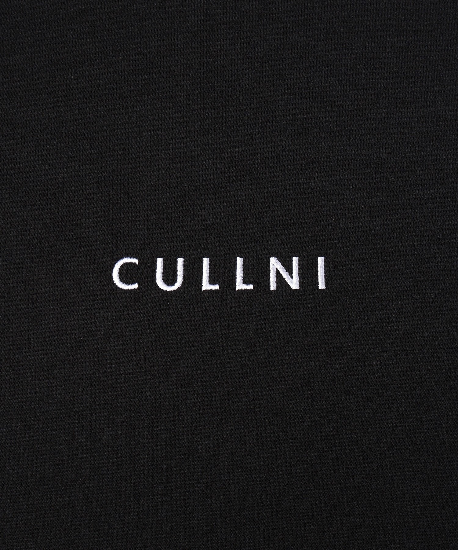 CULLNI Logo Embroidery Long Sleeve Pullover CULLNI