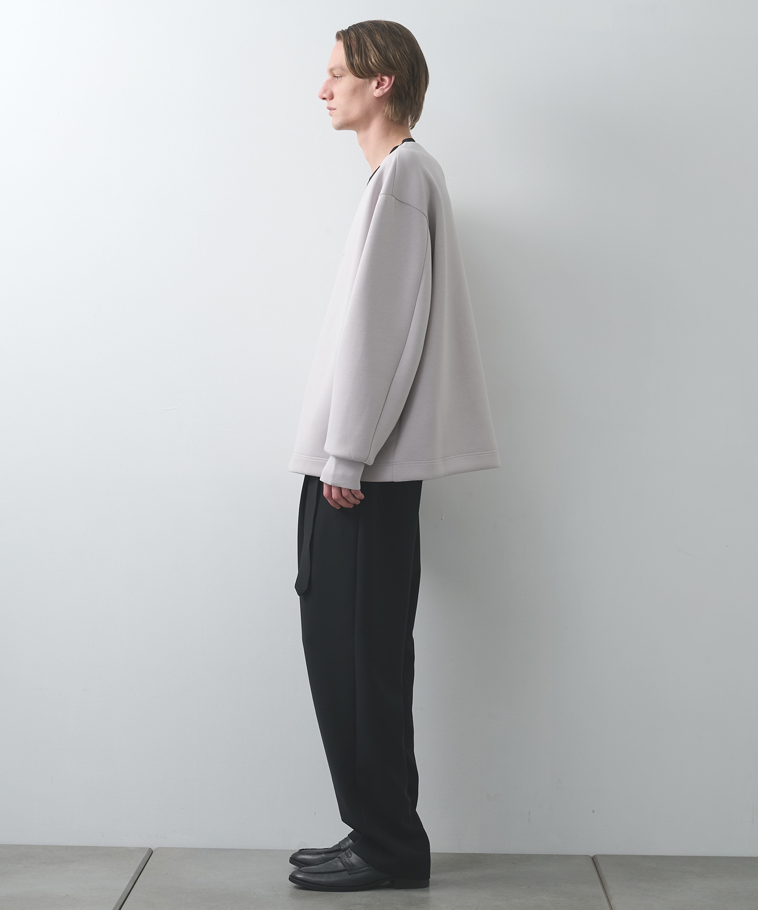 CULLNI Logo Embroidery Long Sleeve Pullover CULLNI