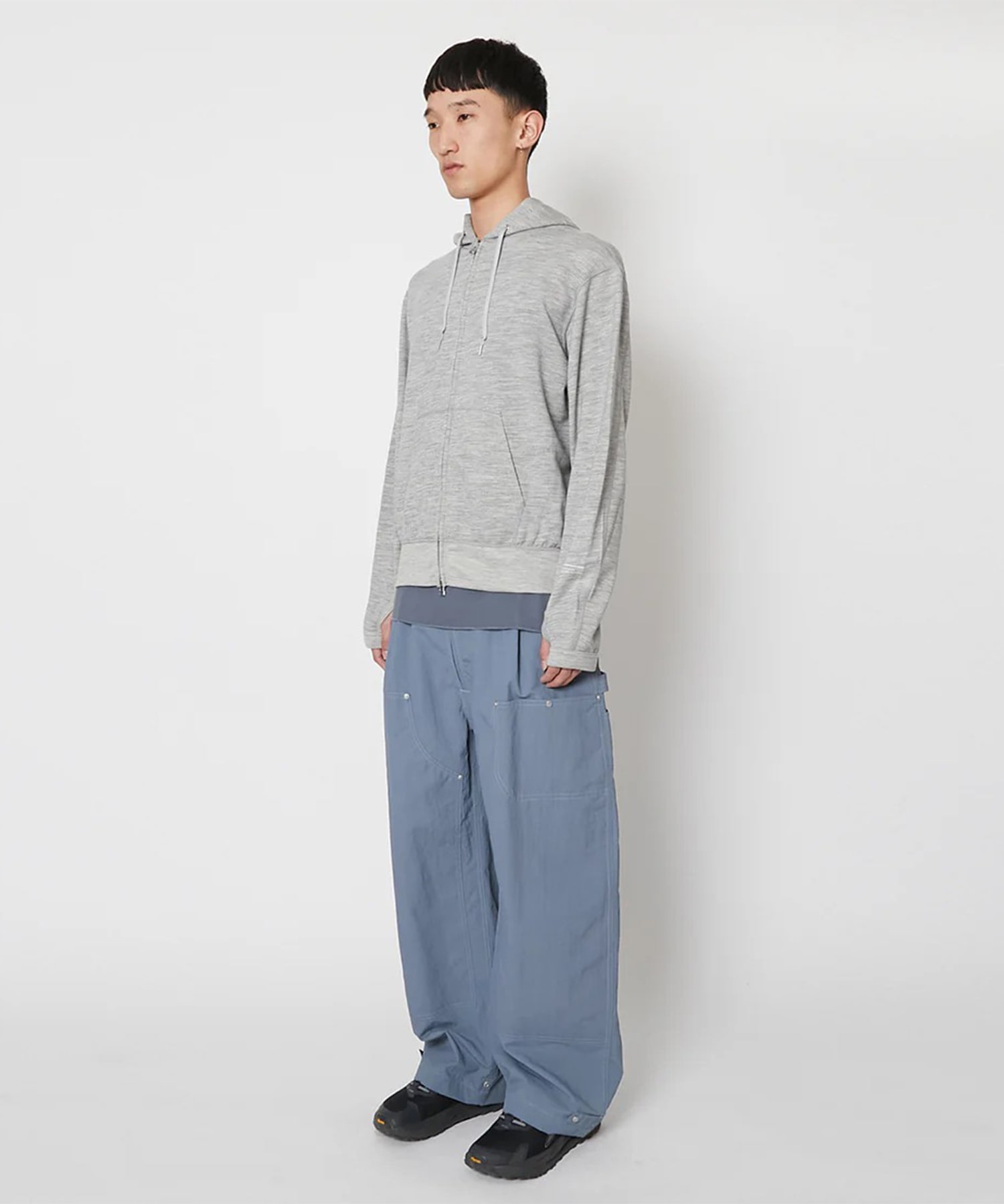 Super 140s /130s Melino Wool Zip Up Parka Product Twelve