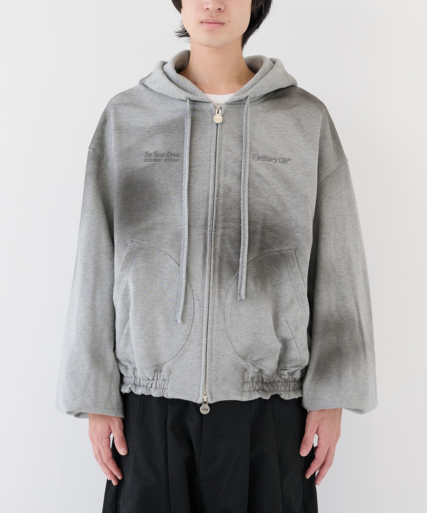 別注 ORDINARY OLD STYLE ZIP HOODIE SHINYAKOZUKA