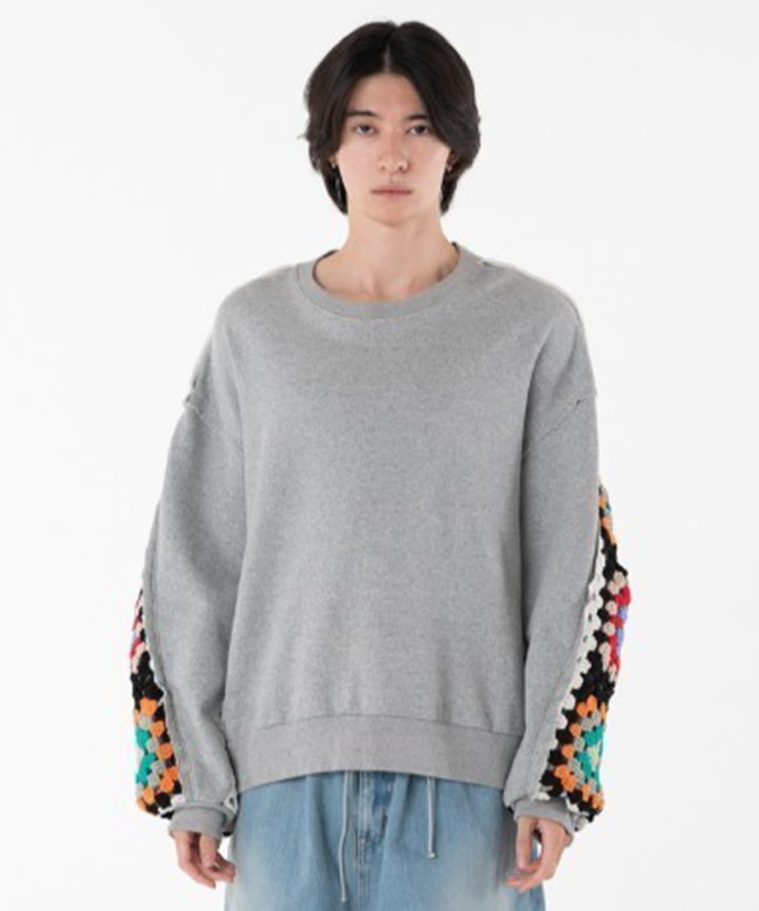 CROCHET SLEEVE SWEAT DISCOVERED