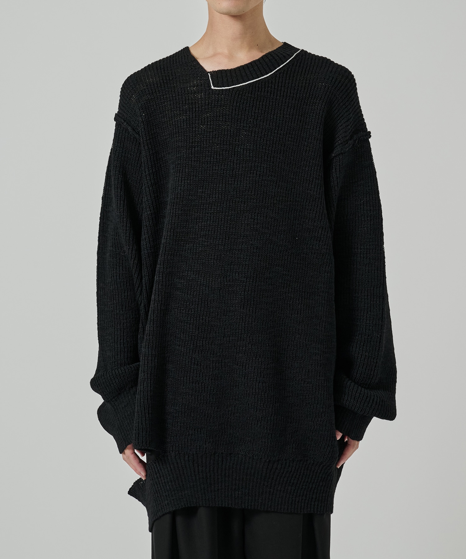 変形衿リブフラシ PO Yohji Yamamoto