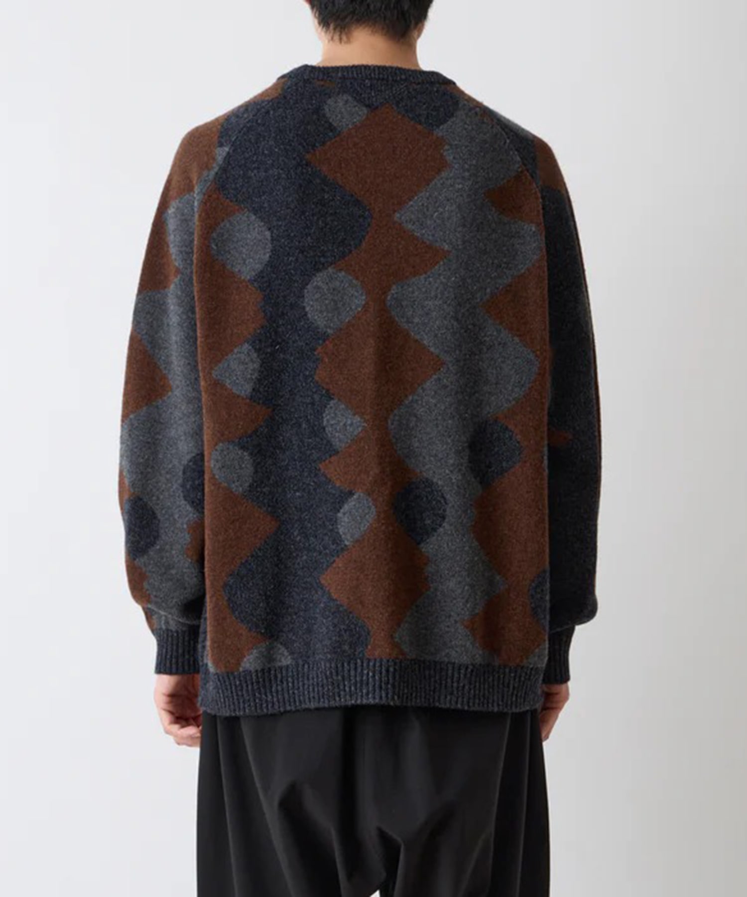 INTARSIA KNIT PULLOVER White Mountaineering