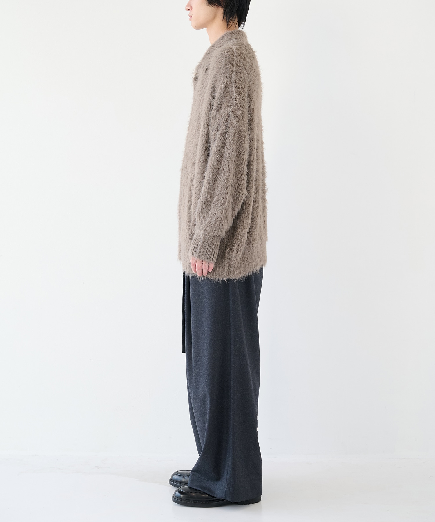 シャギーニットシャツ SHAREEF