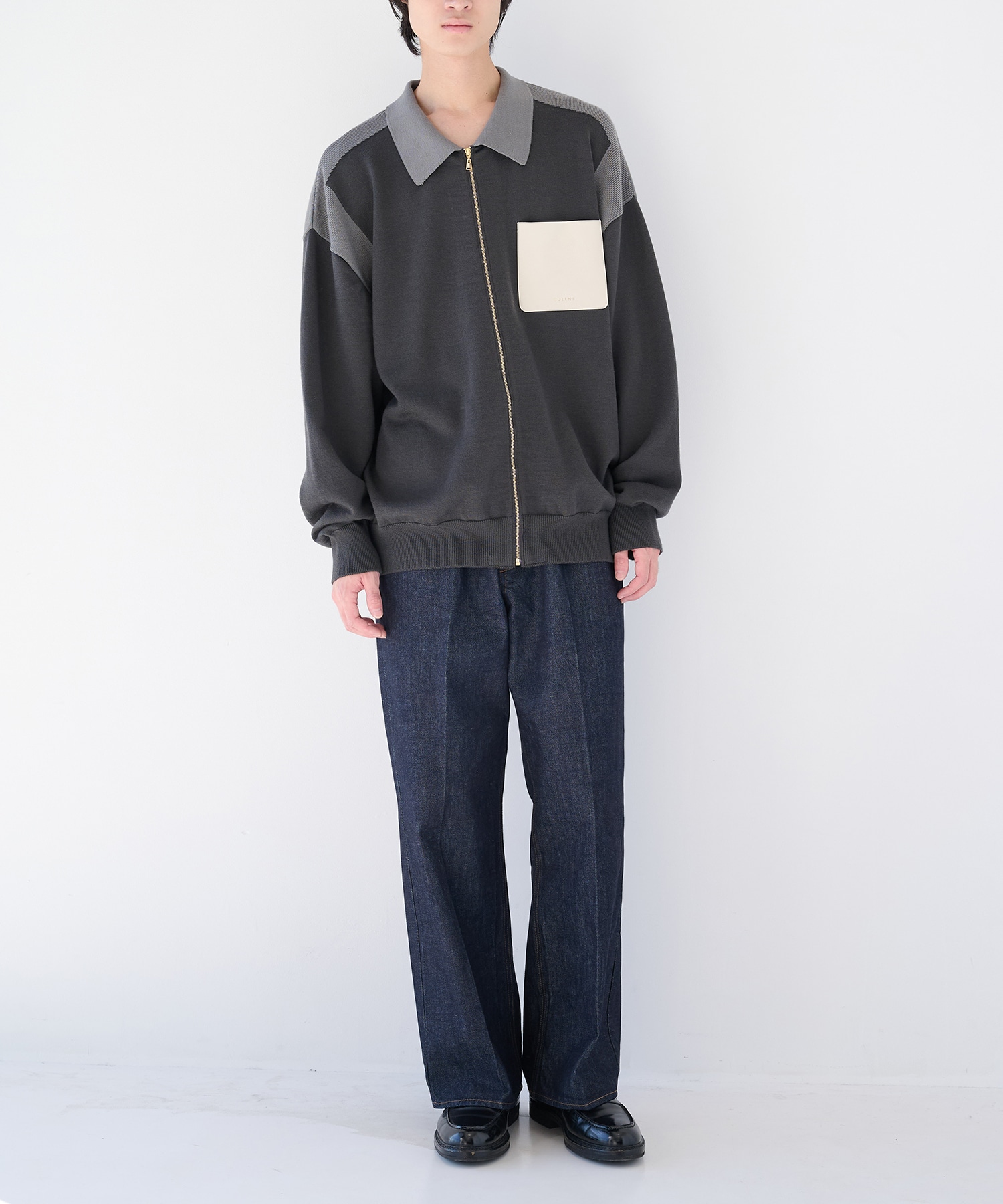 別注 Zip Knit Blouson CULLNI