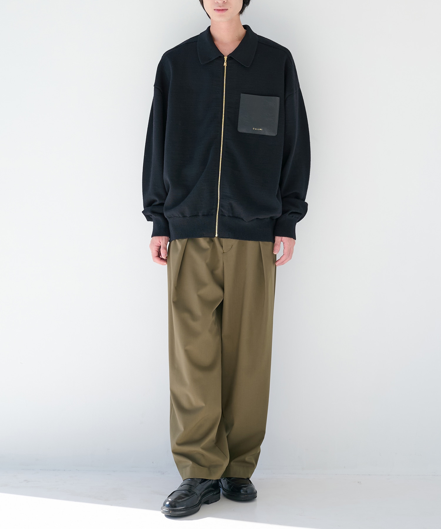 別注 Zip Knit Blouson CULLNI