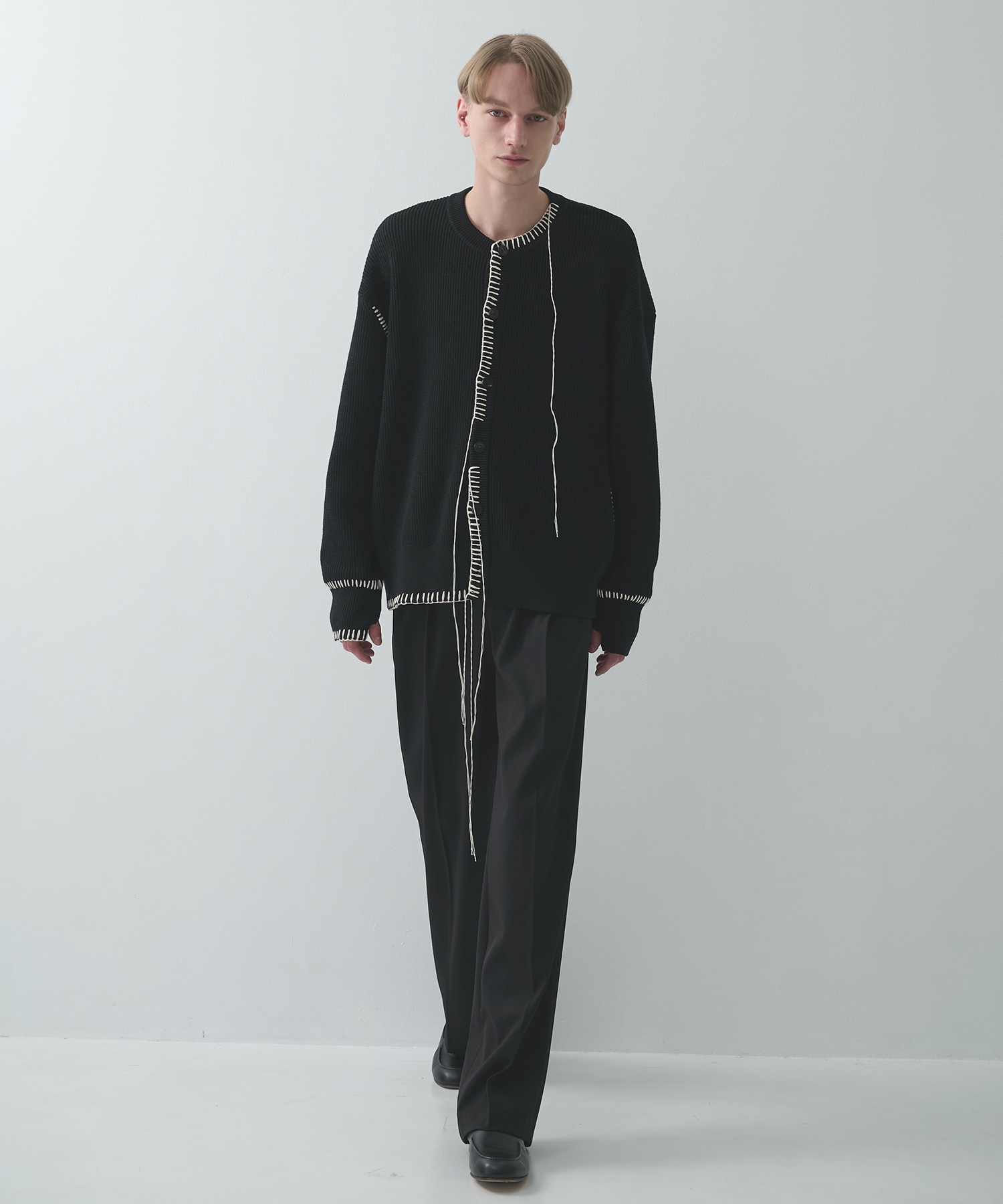 別注OFFICE CREW CARDIGAN OUAT