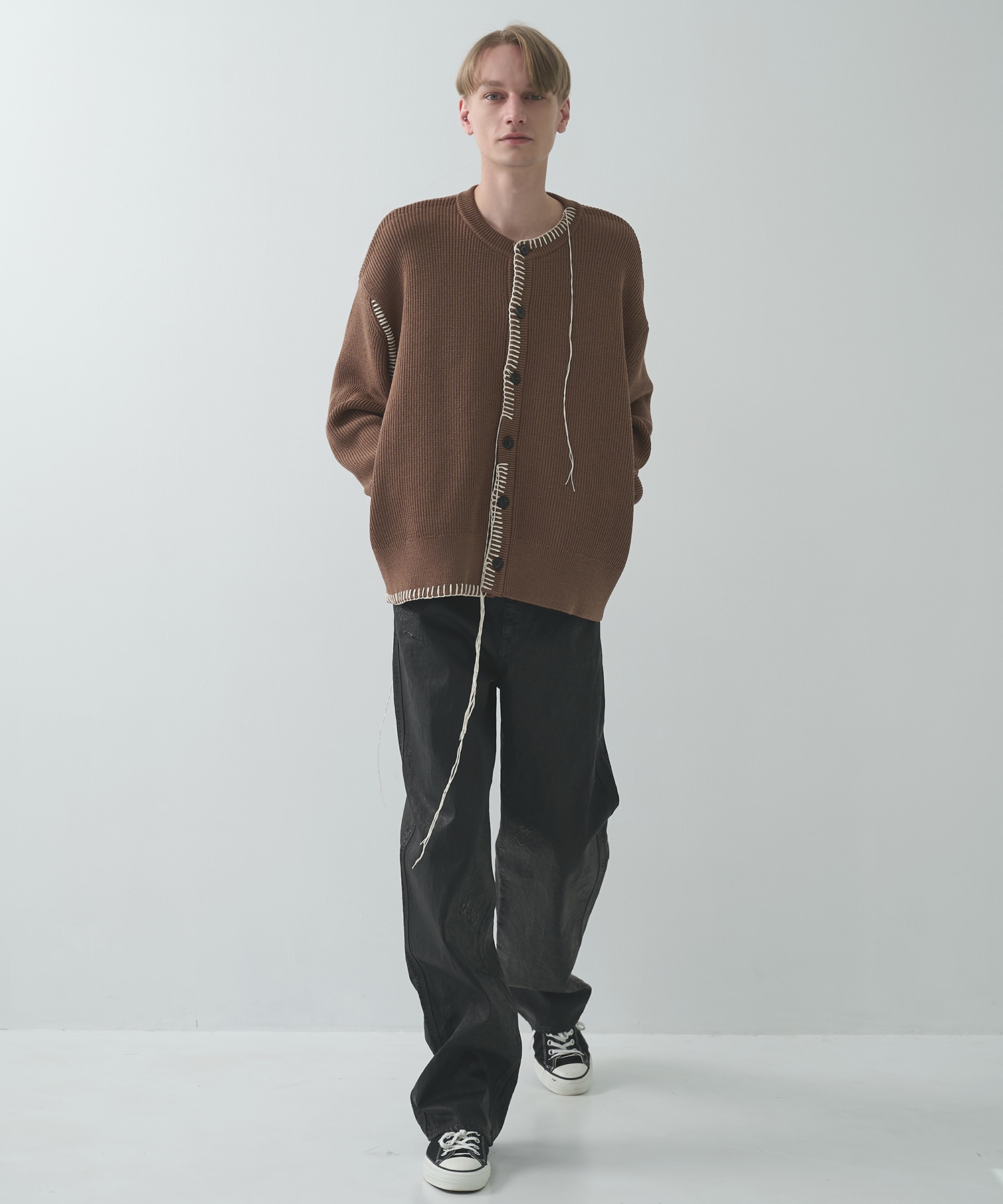 別注OFFICE CREW CARDIGAN OUAT