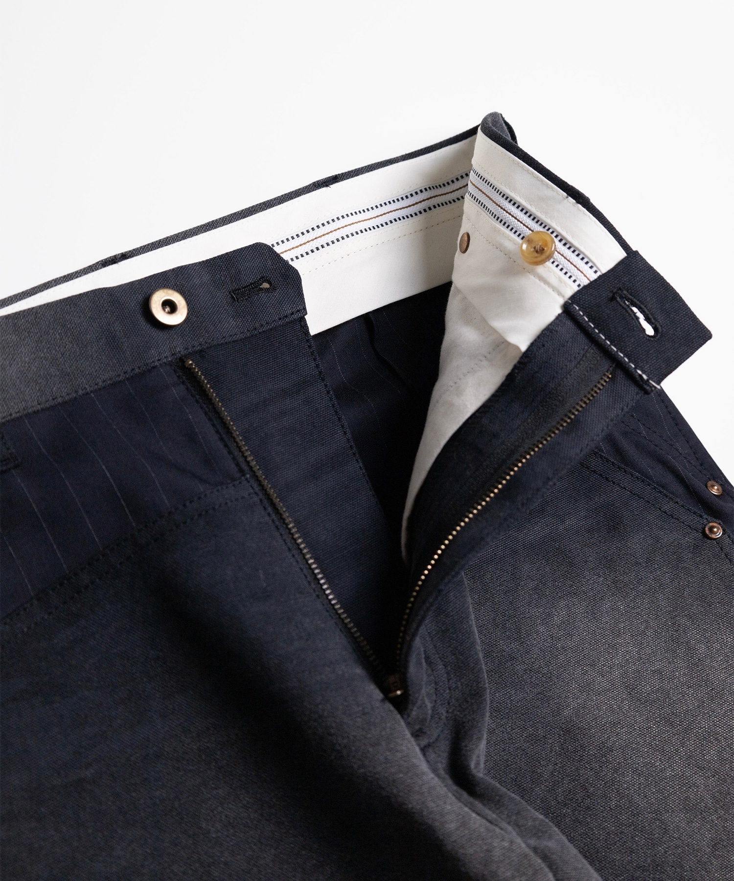 Vintage-effect work pants KHOKI