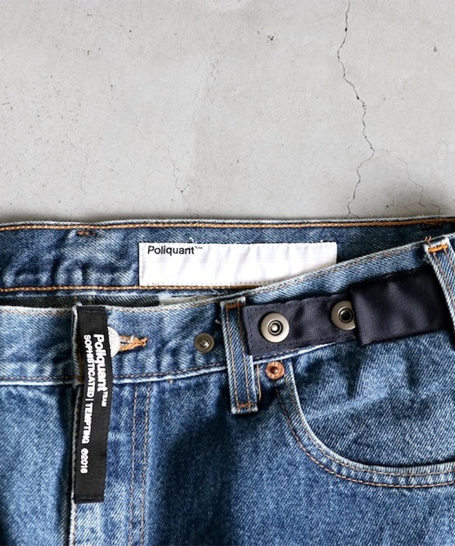 THE DEFORMED ADJUSTABLE THRIFTING DENIM 550 FIGURE ARCHIVES POLIQUANT