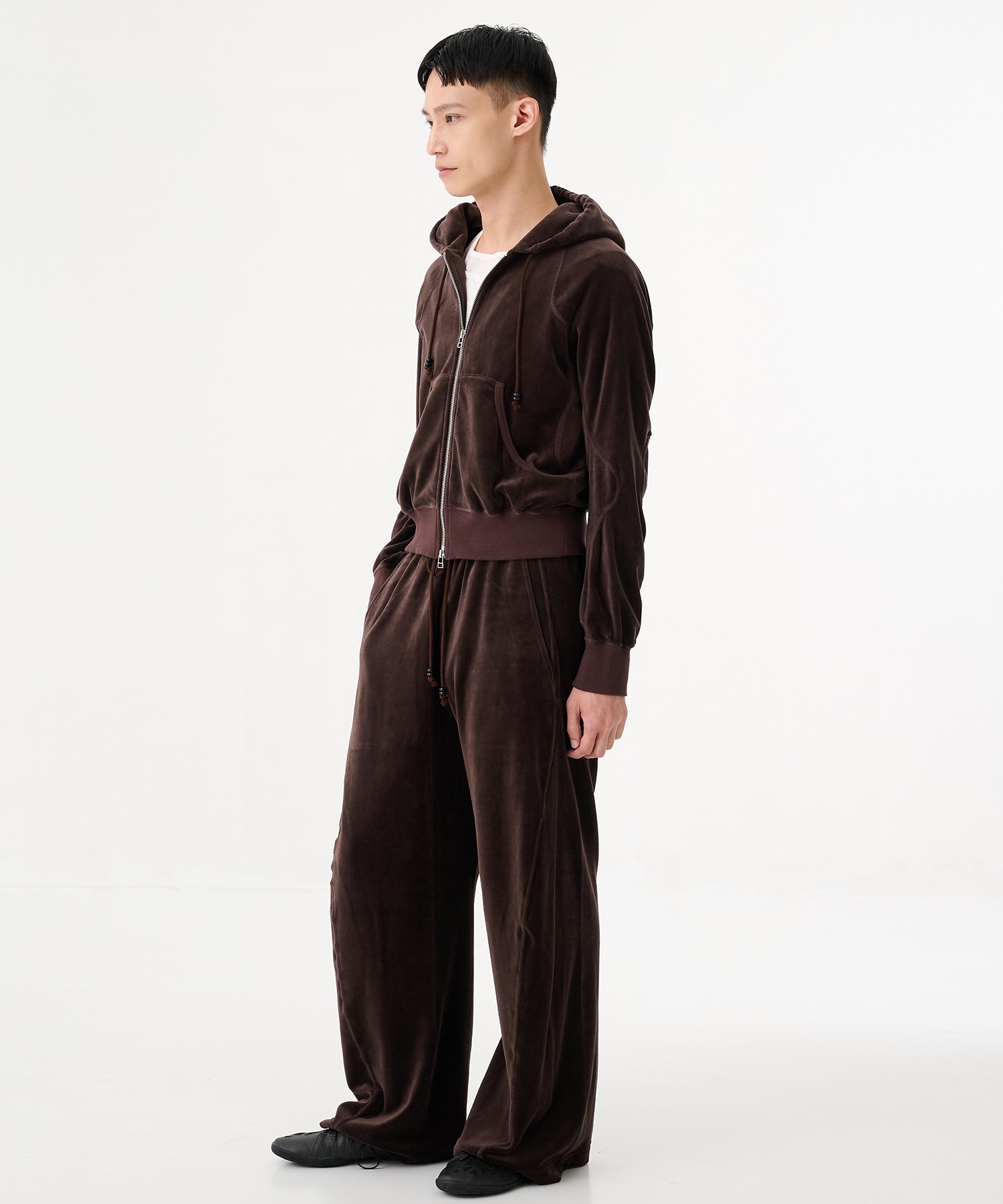 VELOUR 3D TWISTED LOUNGE PANTS NVRFRGT