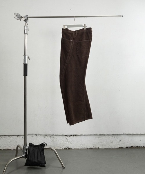 3D TWISTED WIDE LEG 5P PANTS NVRFRGT