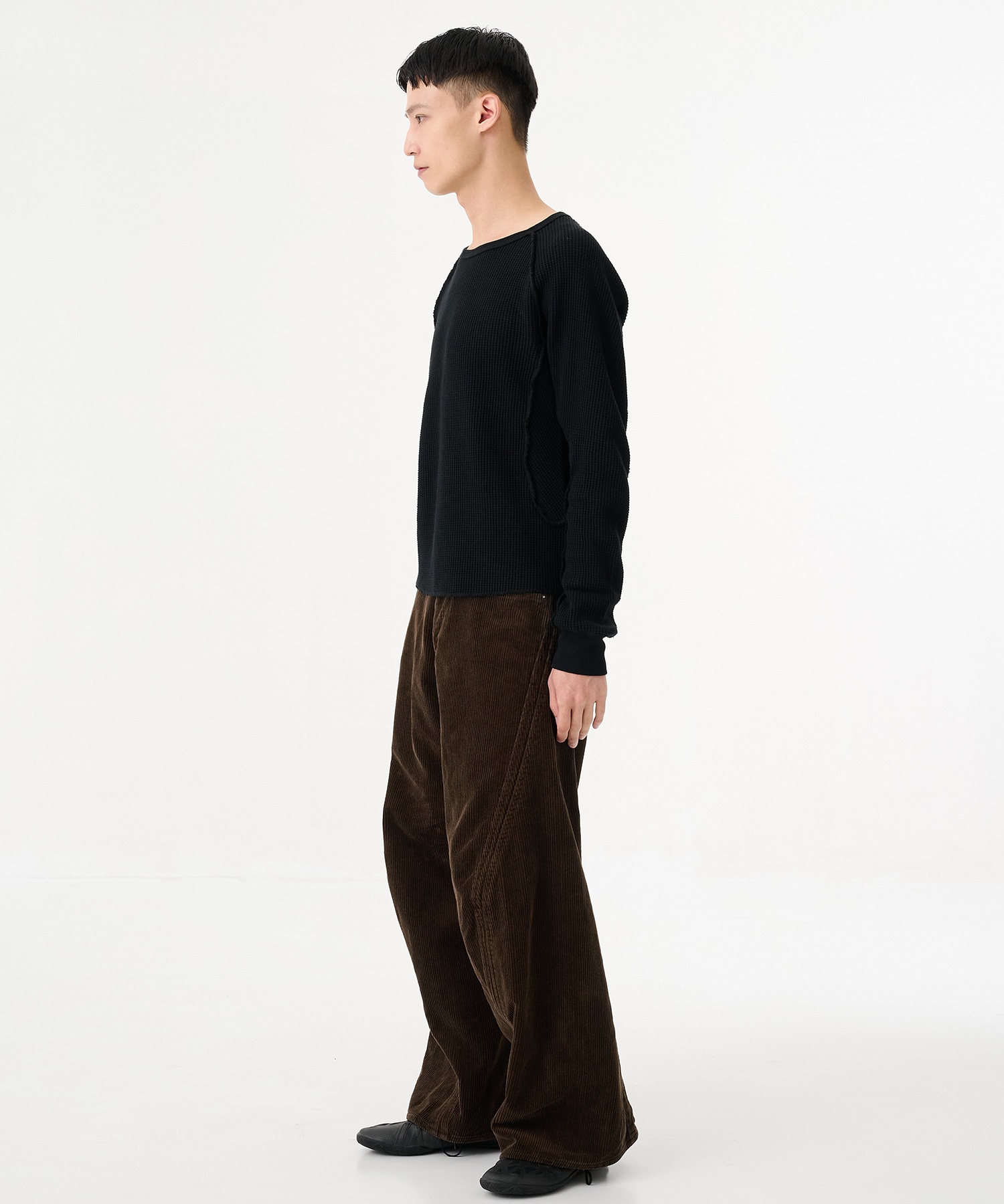 3D TWISTED WIDE LEG 5P PANTS NVRFRGT
