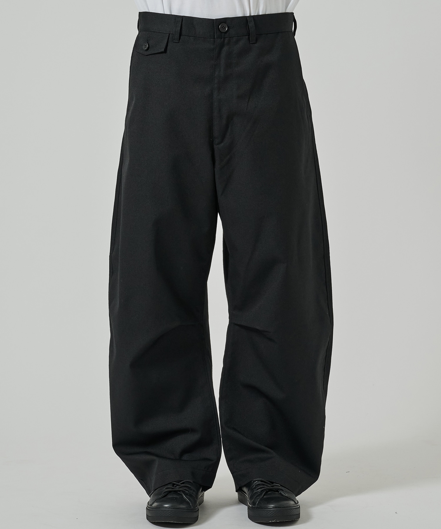 WOOL ESTEL WIDE PANTS / HP-P002-051 COMME des GARCONS HOMME