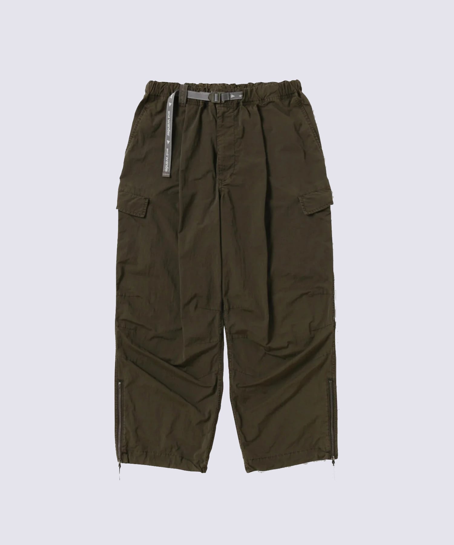 ROA garment dye nylon pants and wander