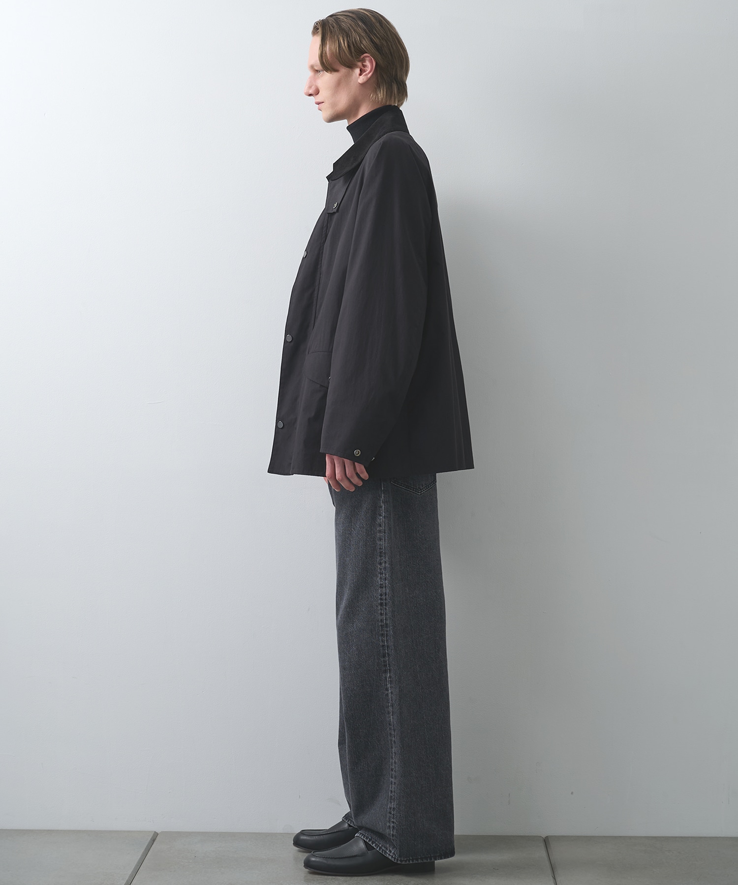 オーガニックコットン 13.5oz セルビッチデニム / ワイドレッグジーンズ MARKAWARE/marka