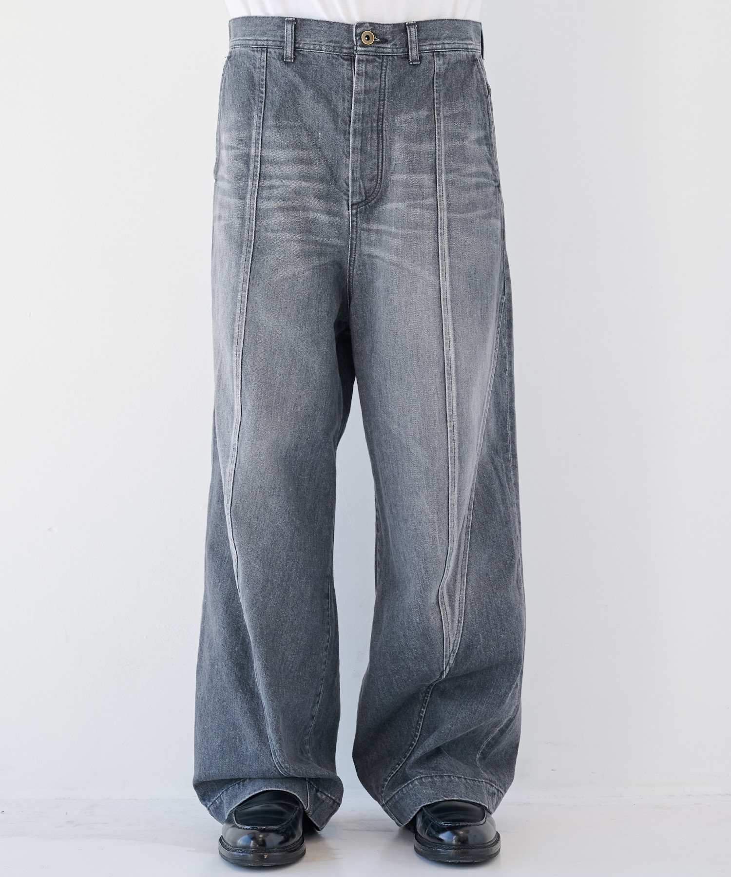 WIDE 3D DENIM SHAREEF