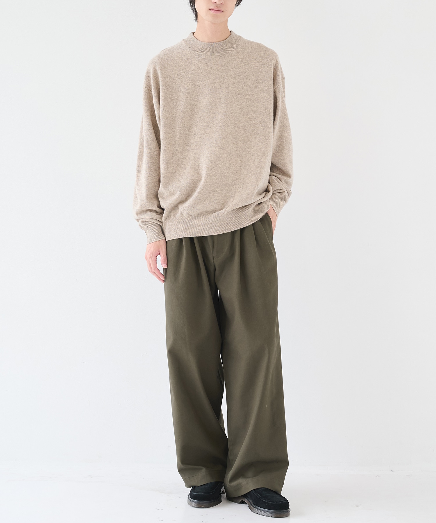 別注 TRIPLE PLEATED EASY TROUSERS MARKAWARE/marka
