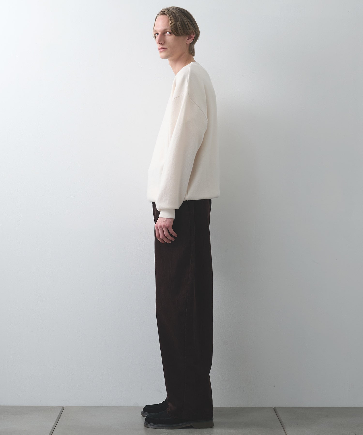 CORDUROY WIDE PANTS STUDIOUS