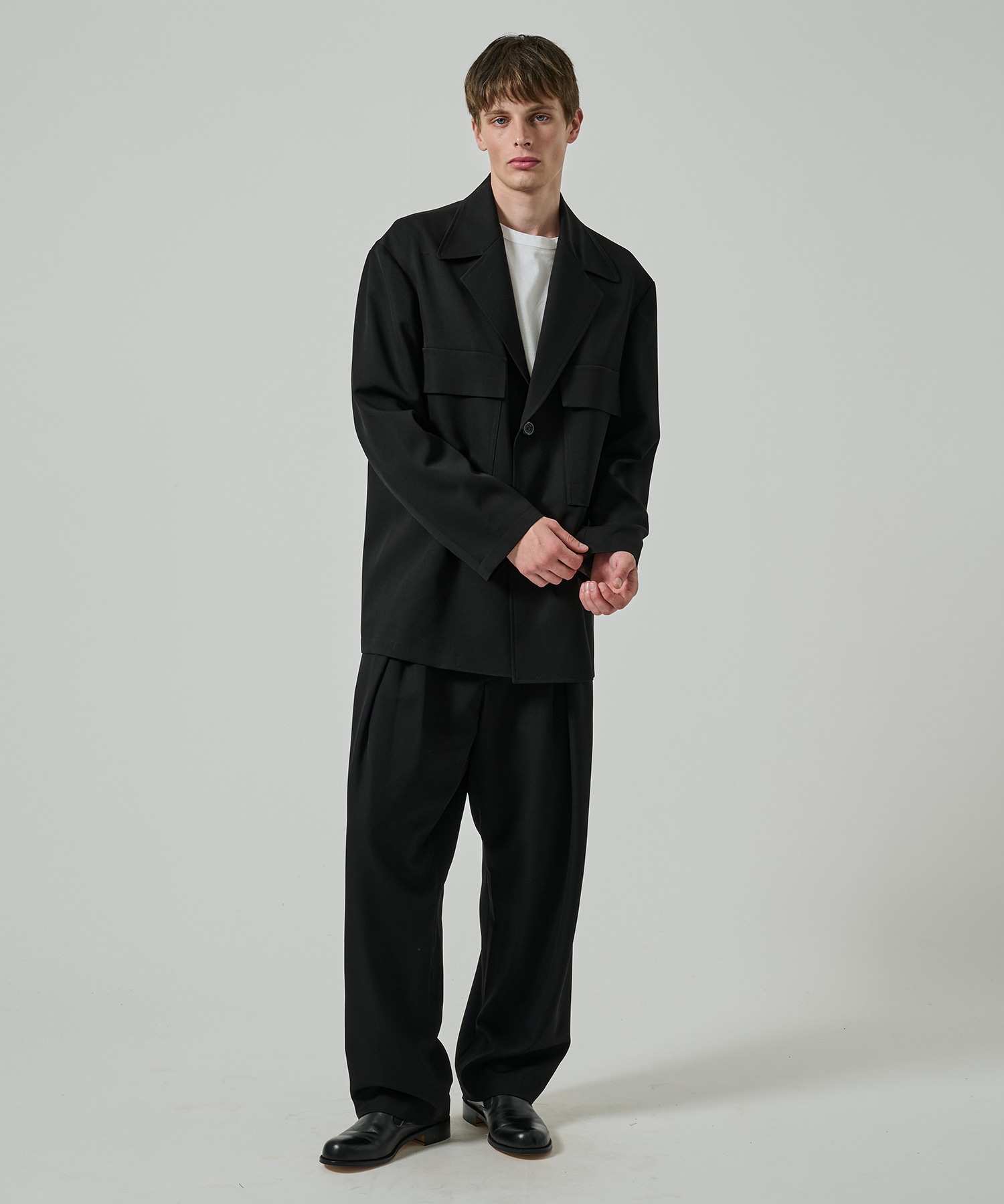 Wide 2 Tuck PNT UJOH HOMME