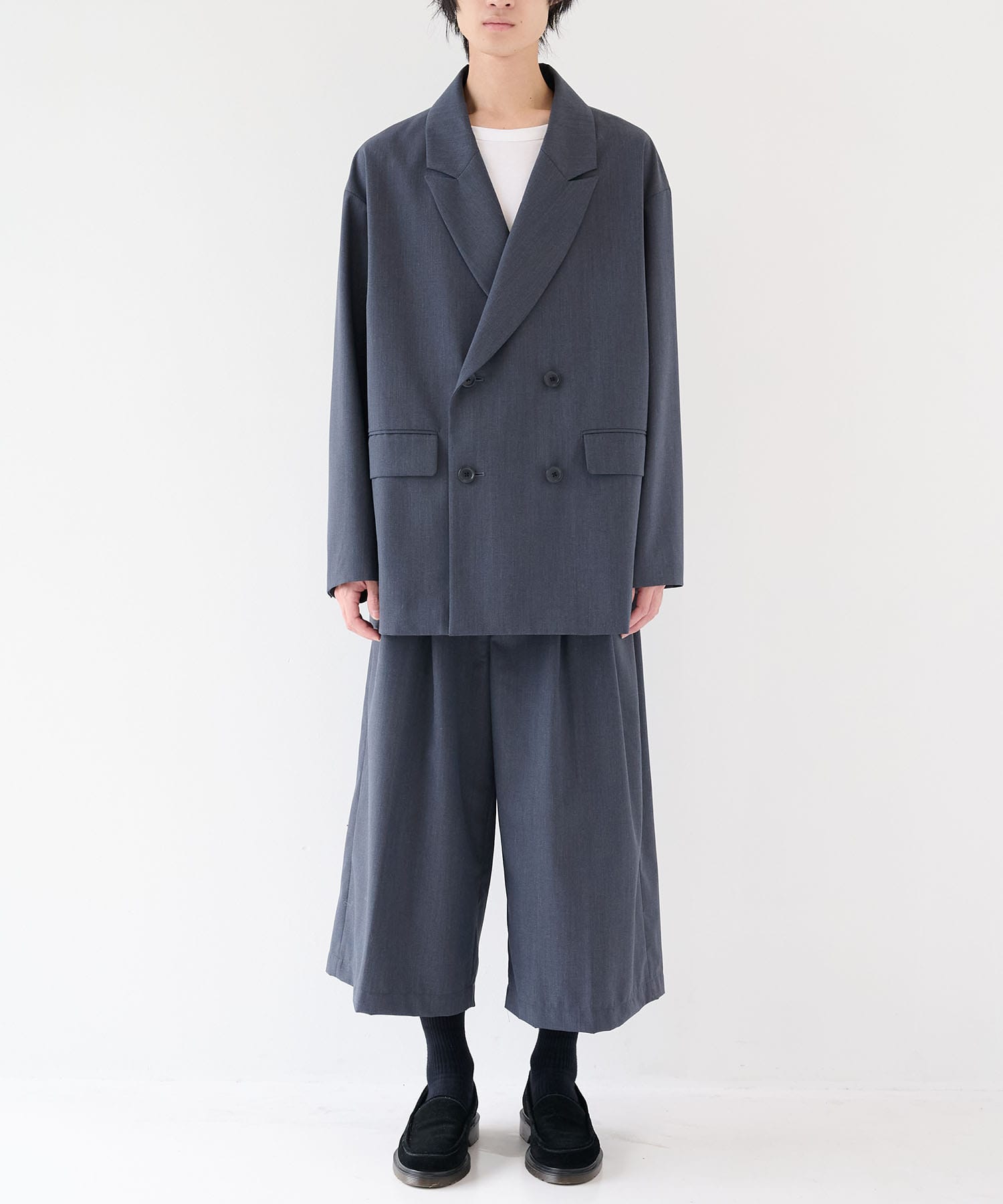 T/W Saxony Shin Cut Wide Easy Trousers COOTIE PRODUCTIONS