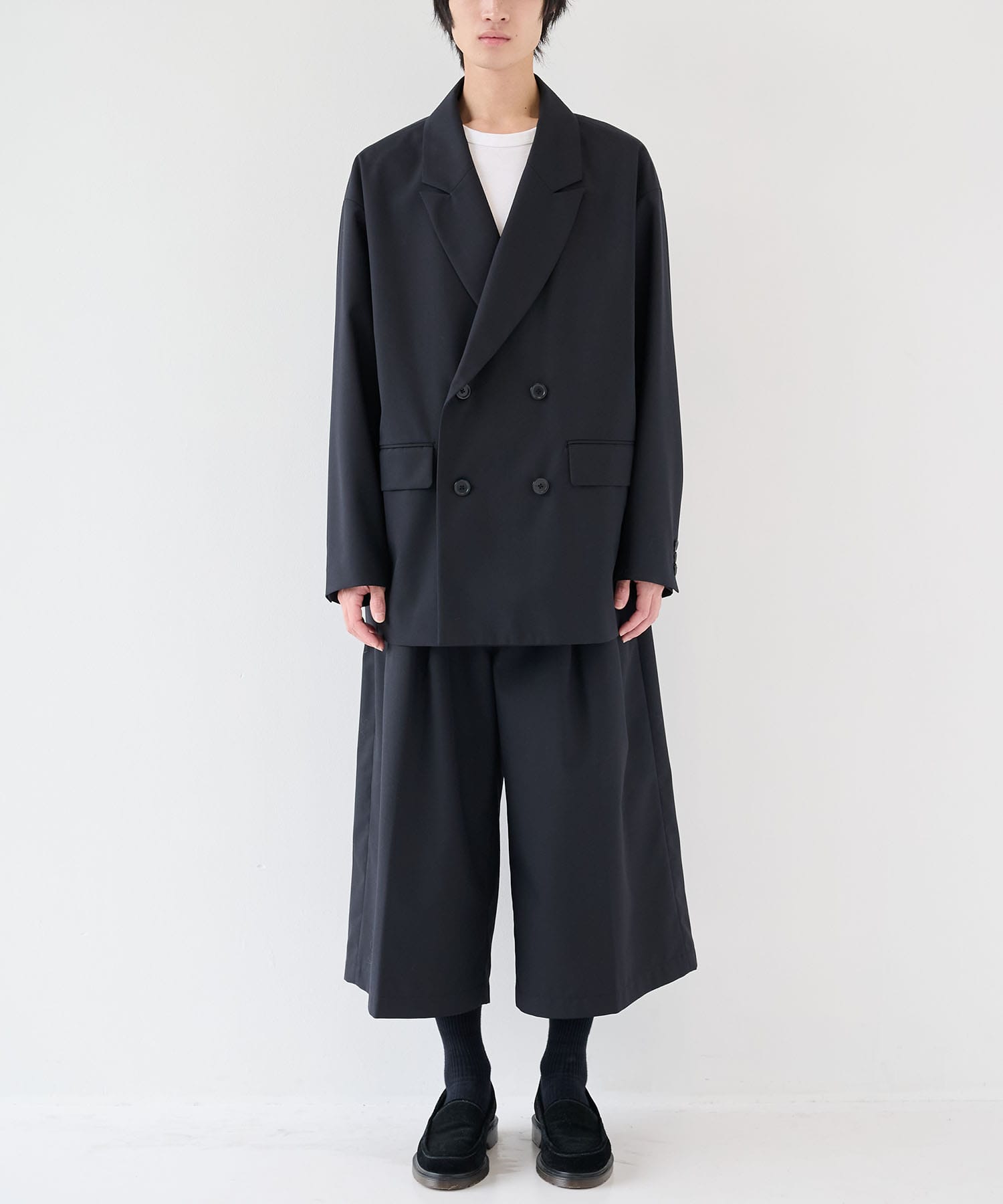 T/W Saxony Shin Cut Wide Easy Trousers COOTIE PRODUCTIONS