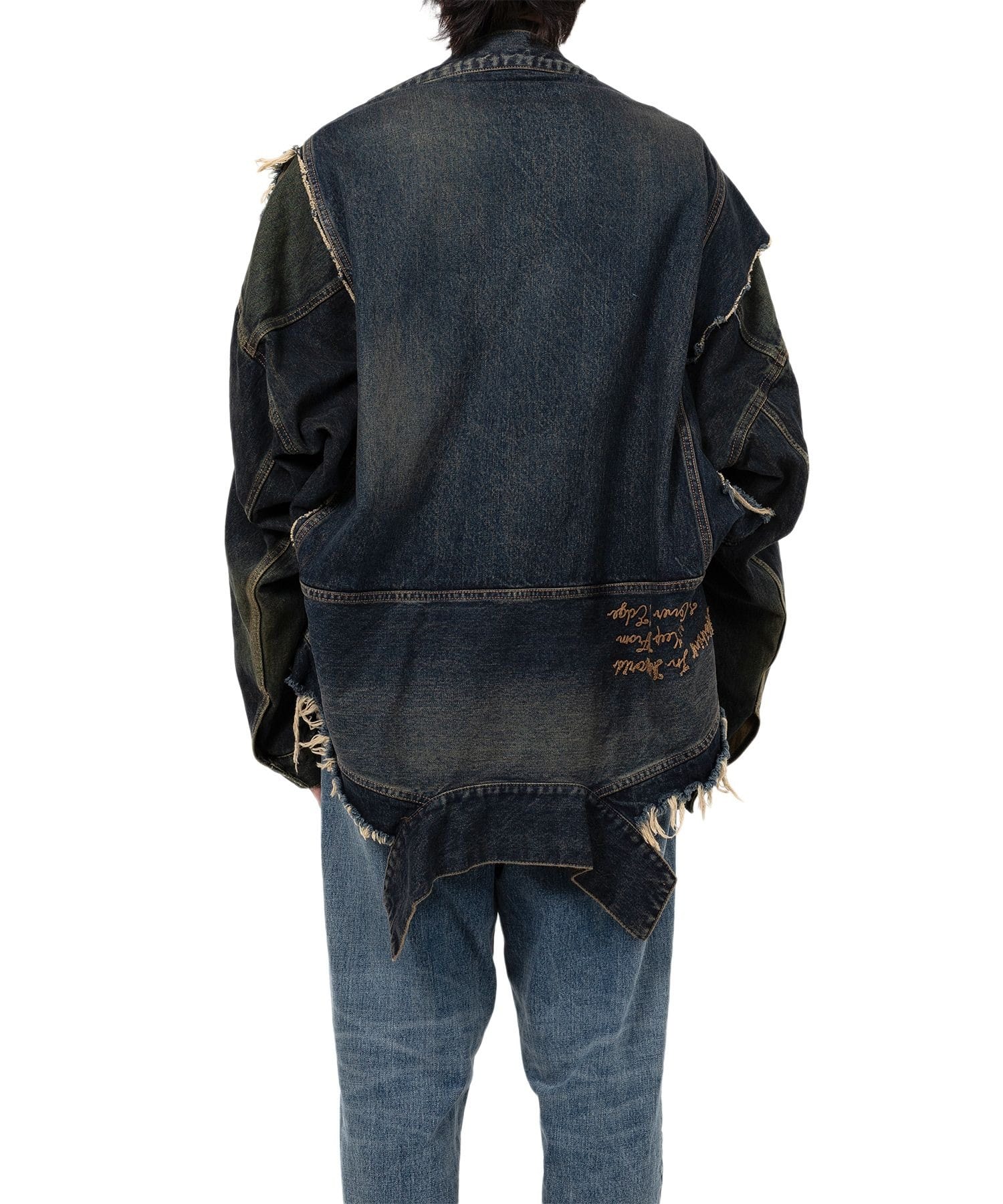 DECONSTRUCTED DENIM BLOUSON Maison MIHARA YASUHIRO