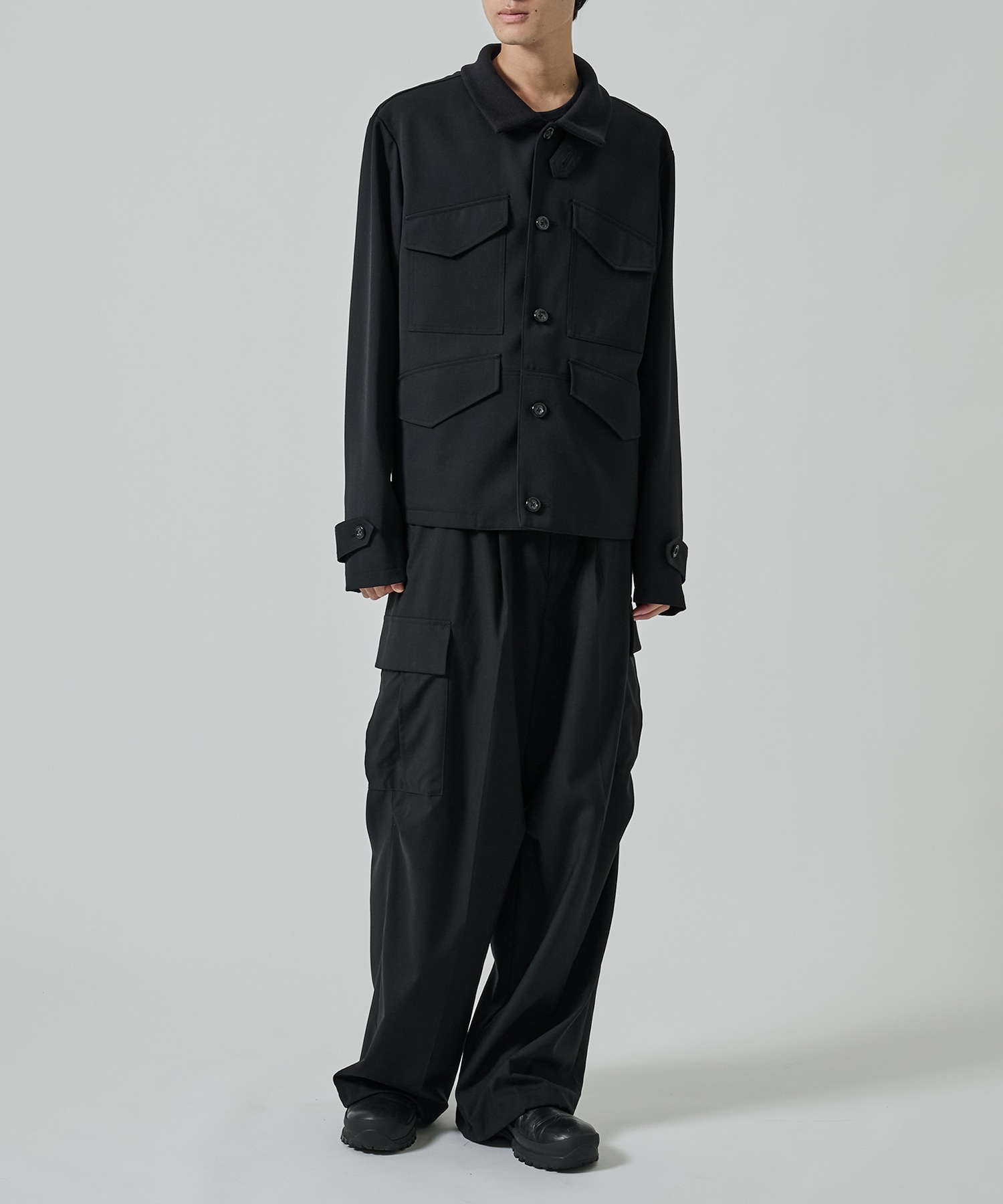 Rib Collar 4 Pockets Blouson UJOH HOMME