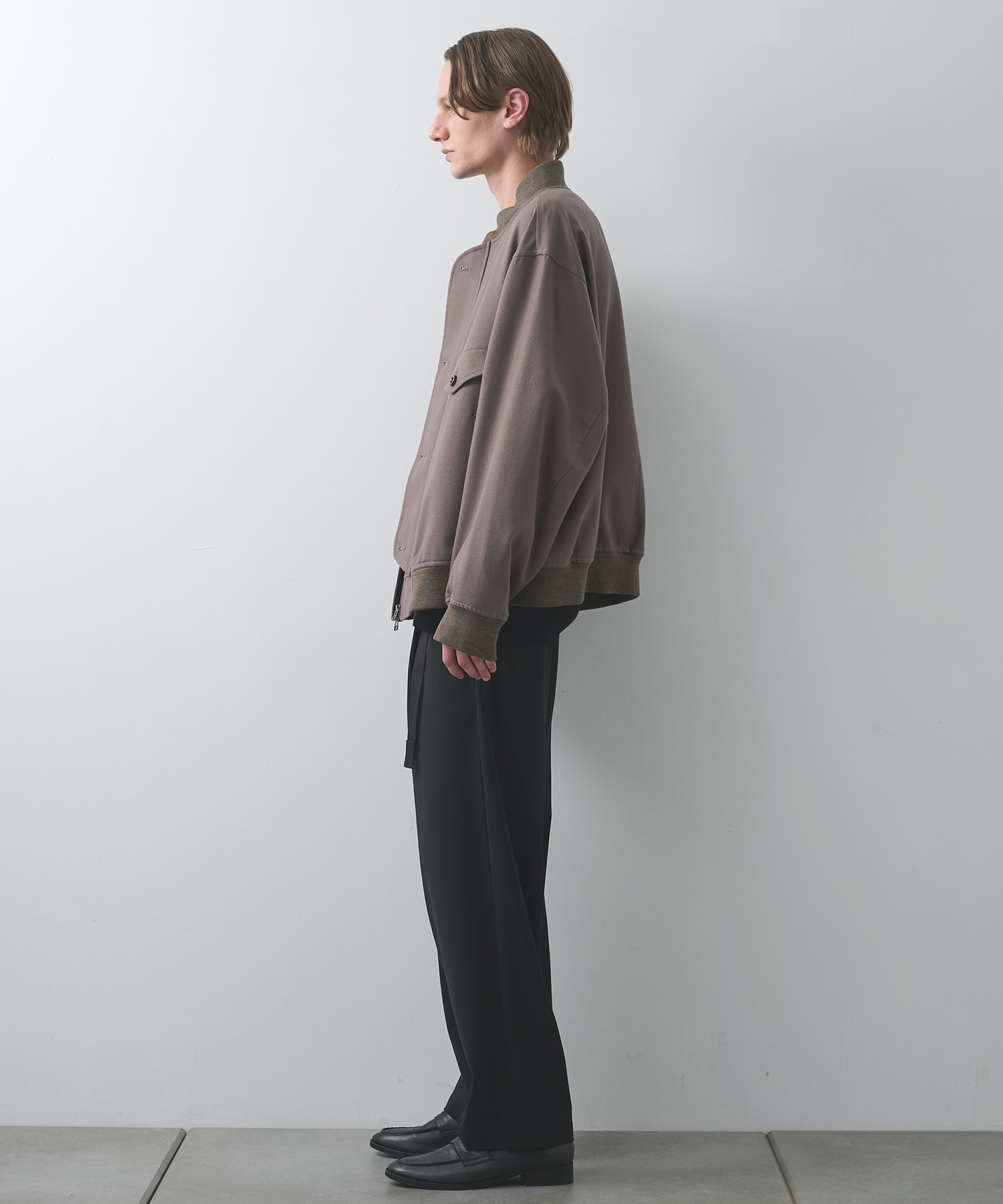 4 Pockets Zip-up Rib Blouson UJOH HOMME