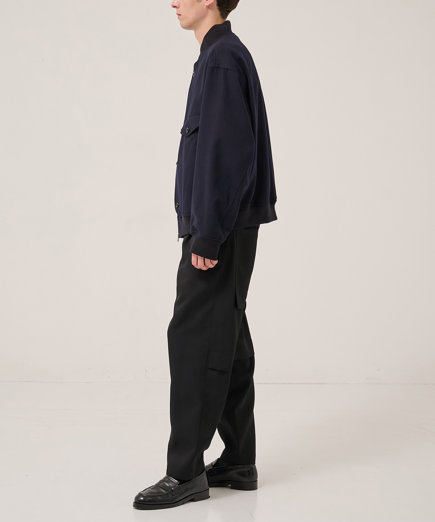 4 Pockets Zip-up Rib Blouson UJOH HOMME