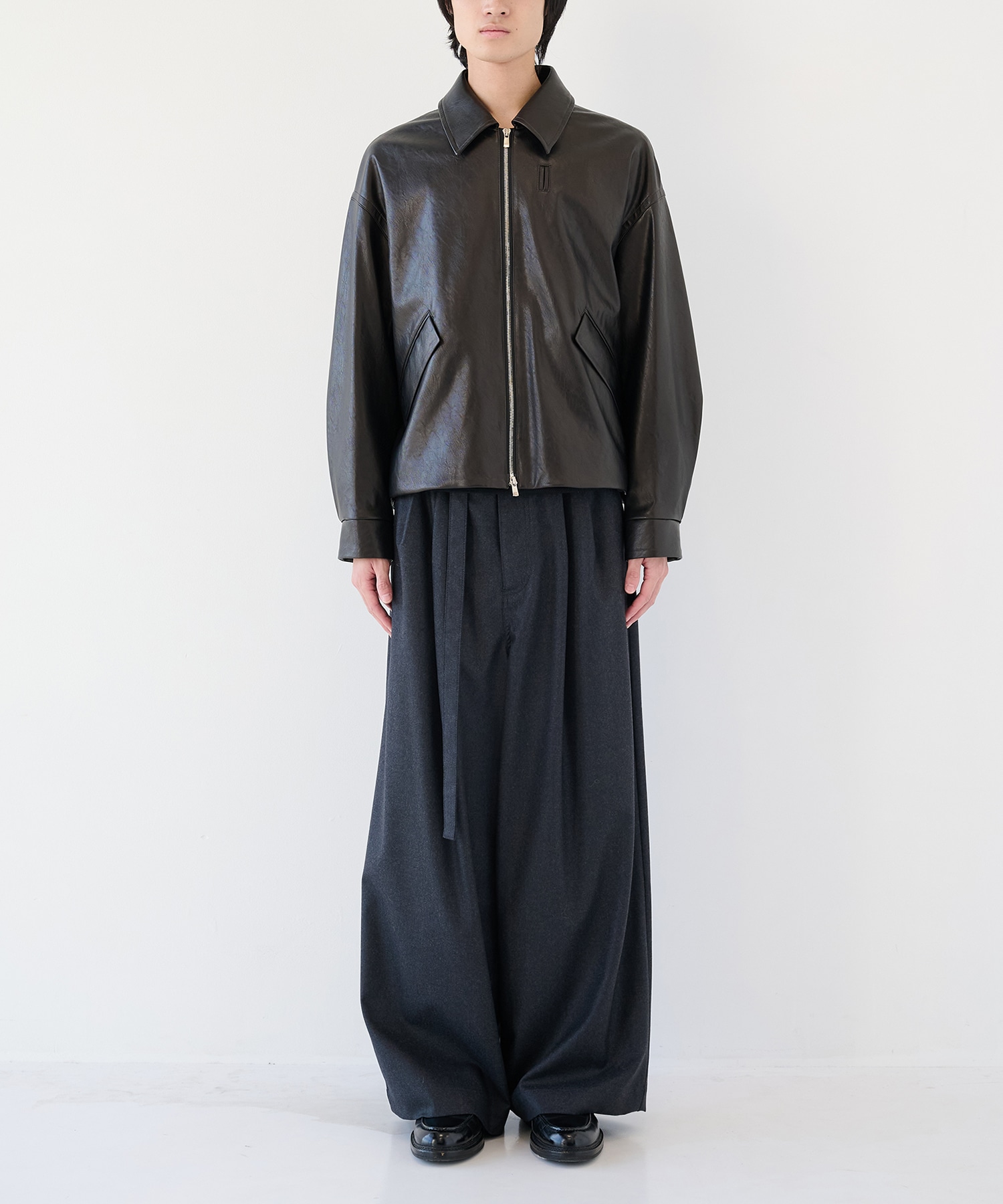 レザーブルゾン SHAREEF