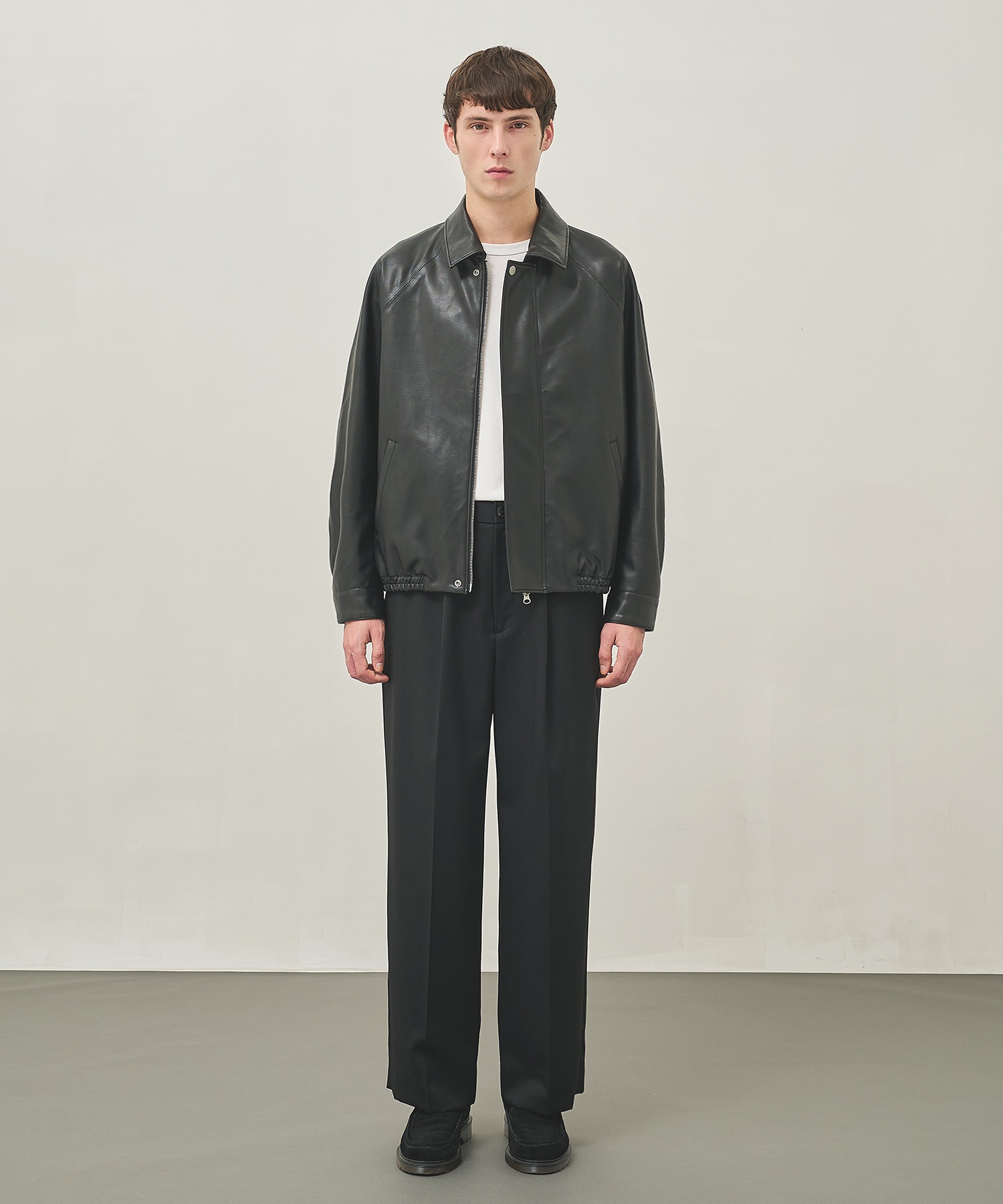 MODERN LEATHER BLOUSON STUDIOUS