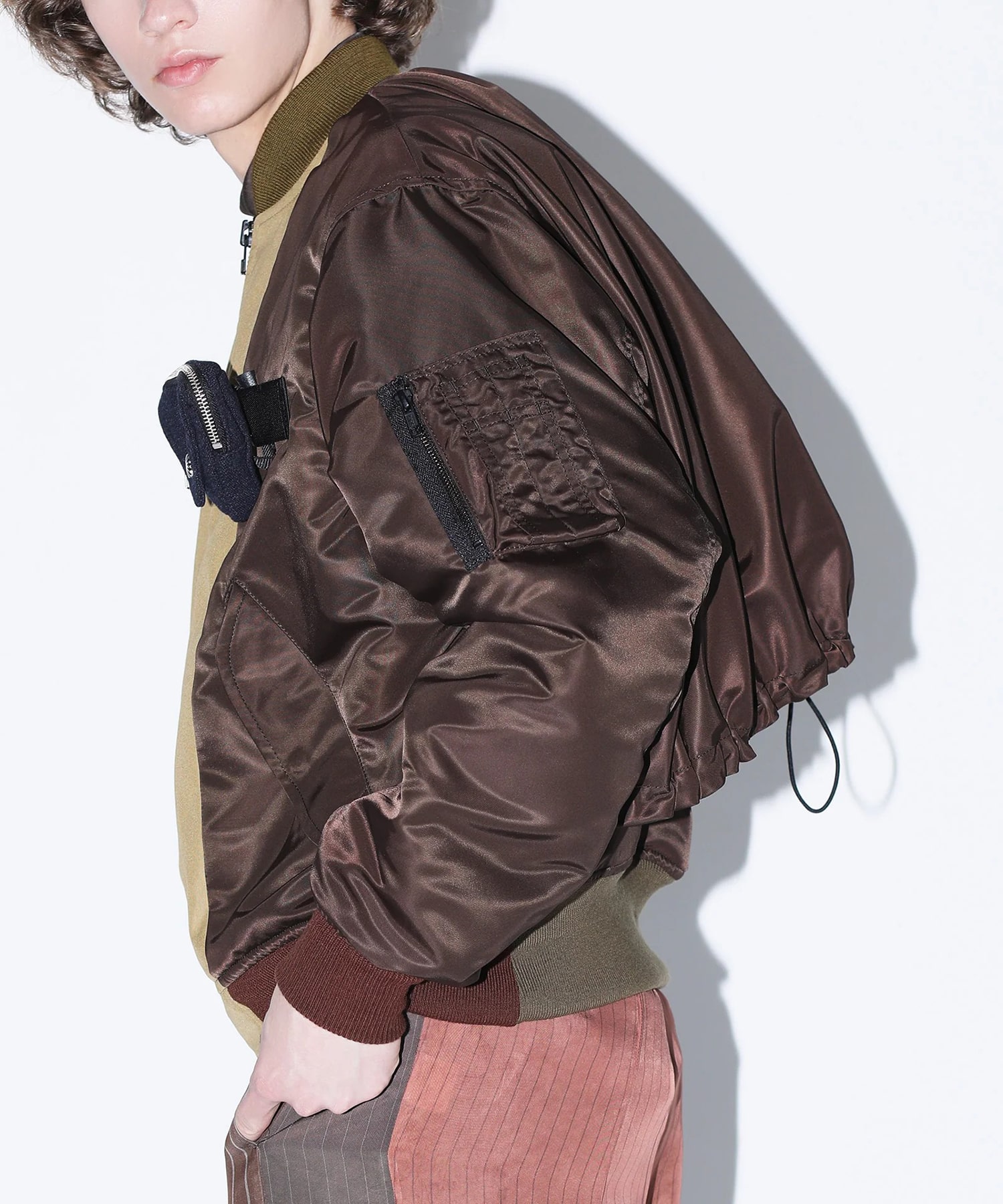 Nylon twill blouson TOGA VIRILIS